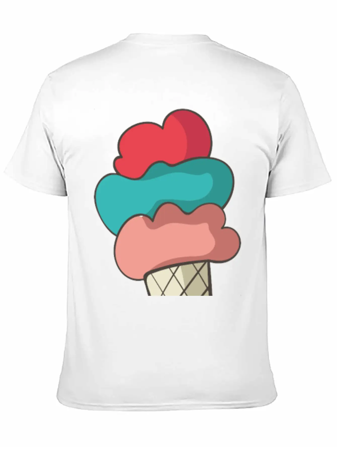 Ice Cream Stylish Everyday T-Shirt – Unisex Basic Cotton Tee