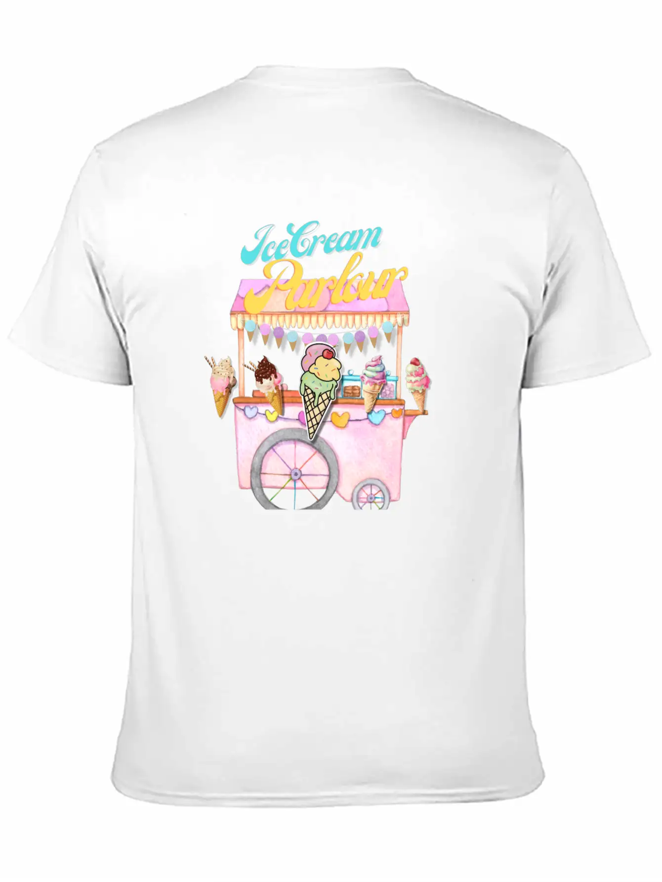 Ice Cream Truck Stylish Everyday T-Shirt – Unisex Basic Cotton Tee