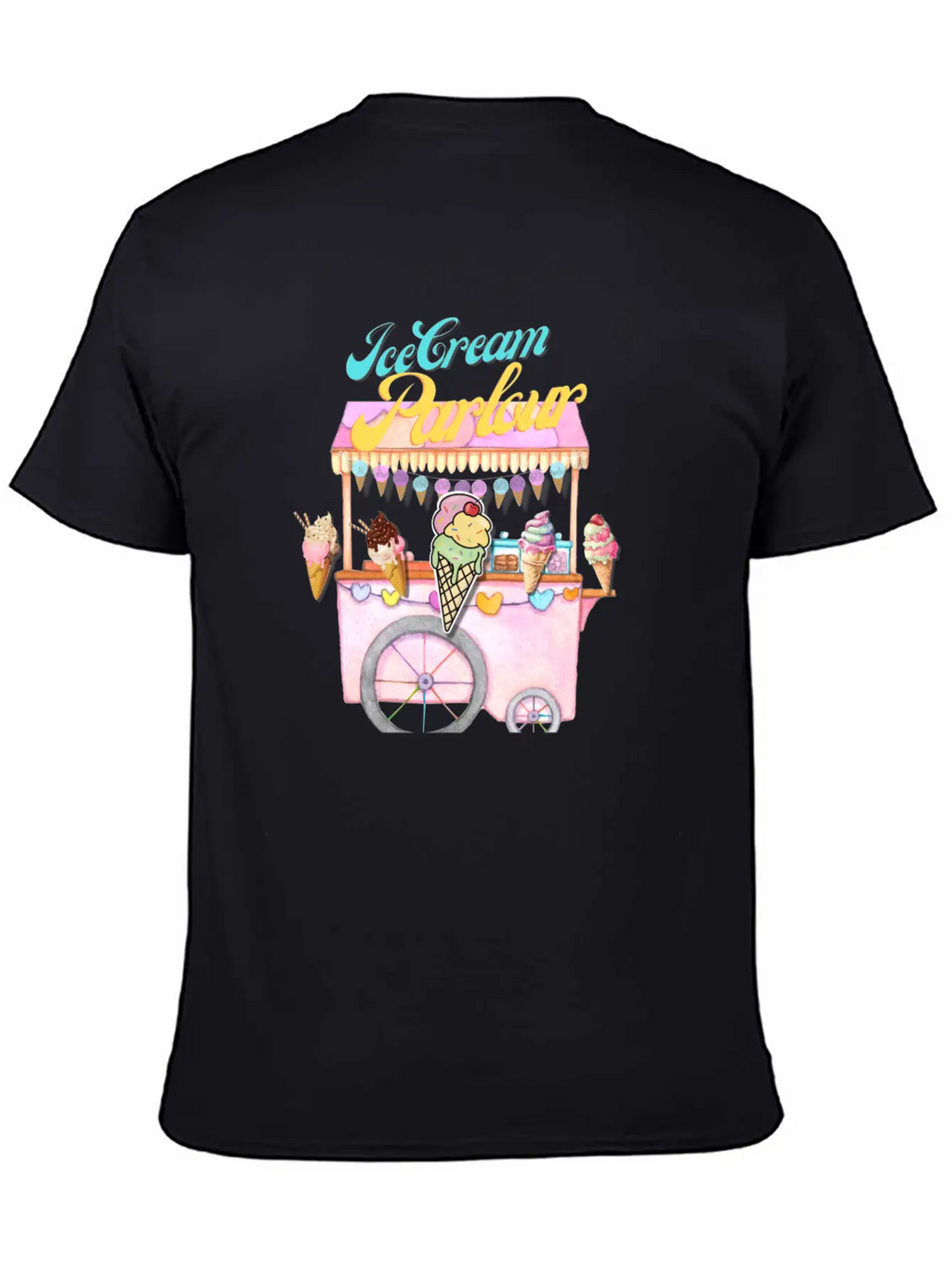 Ice Cream Truck Stylish Everyday T-Shirt – Unisex Basic Cotton Tee