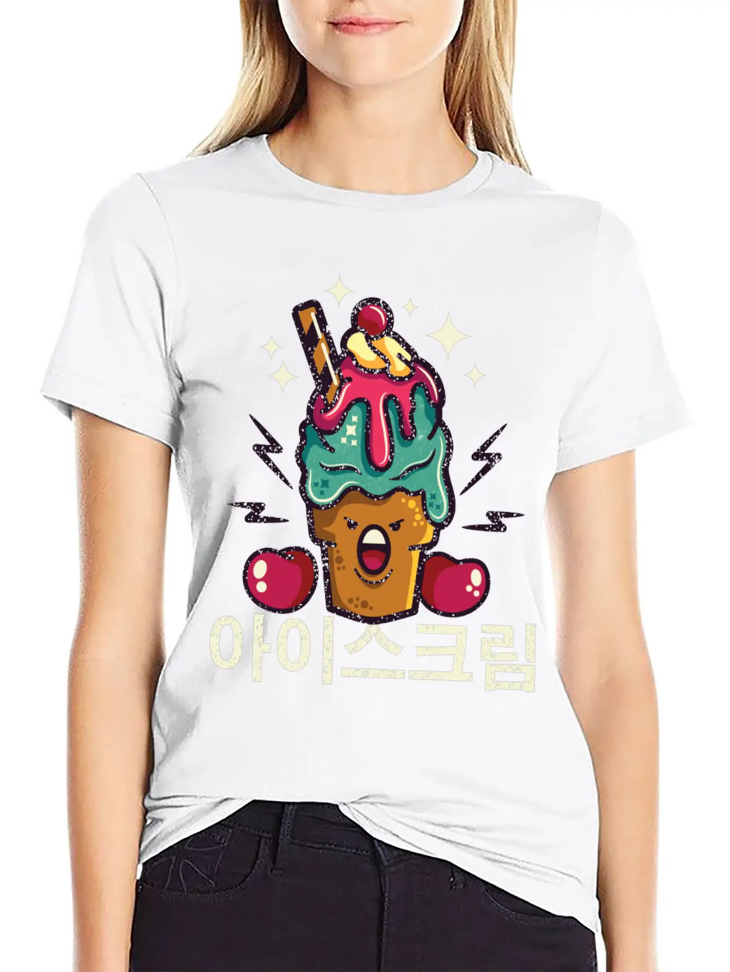 Ice Cream When I M Bored Essential Cotton Tee For Daily Outfits – Unisex Style