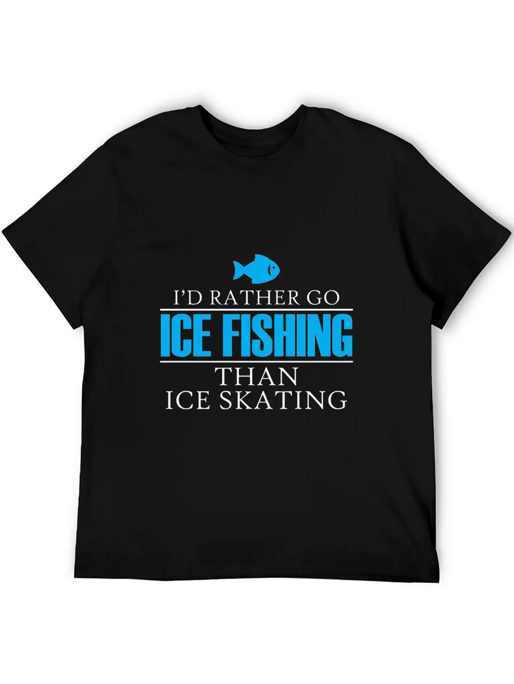 Ice Fishing Fish North Fishing Gift Essential Cotton Tee For Daily Outfits – Unisex Style