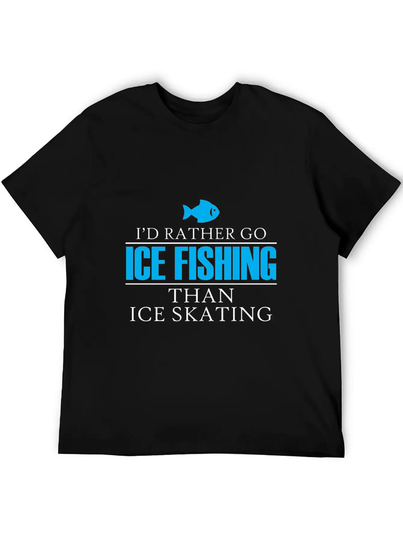 Ice Fishing Fish North Fishing Gift Essential Cotton Tee For Daily Outfits – Unisex Style