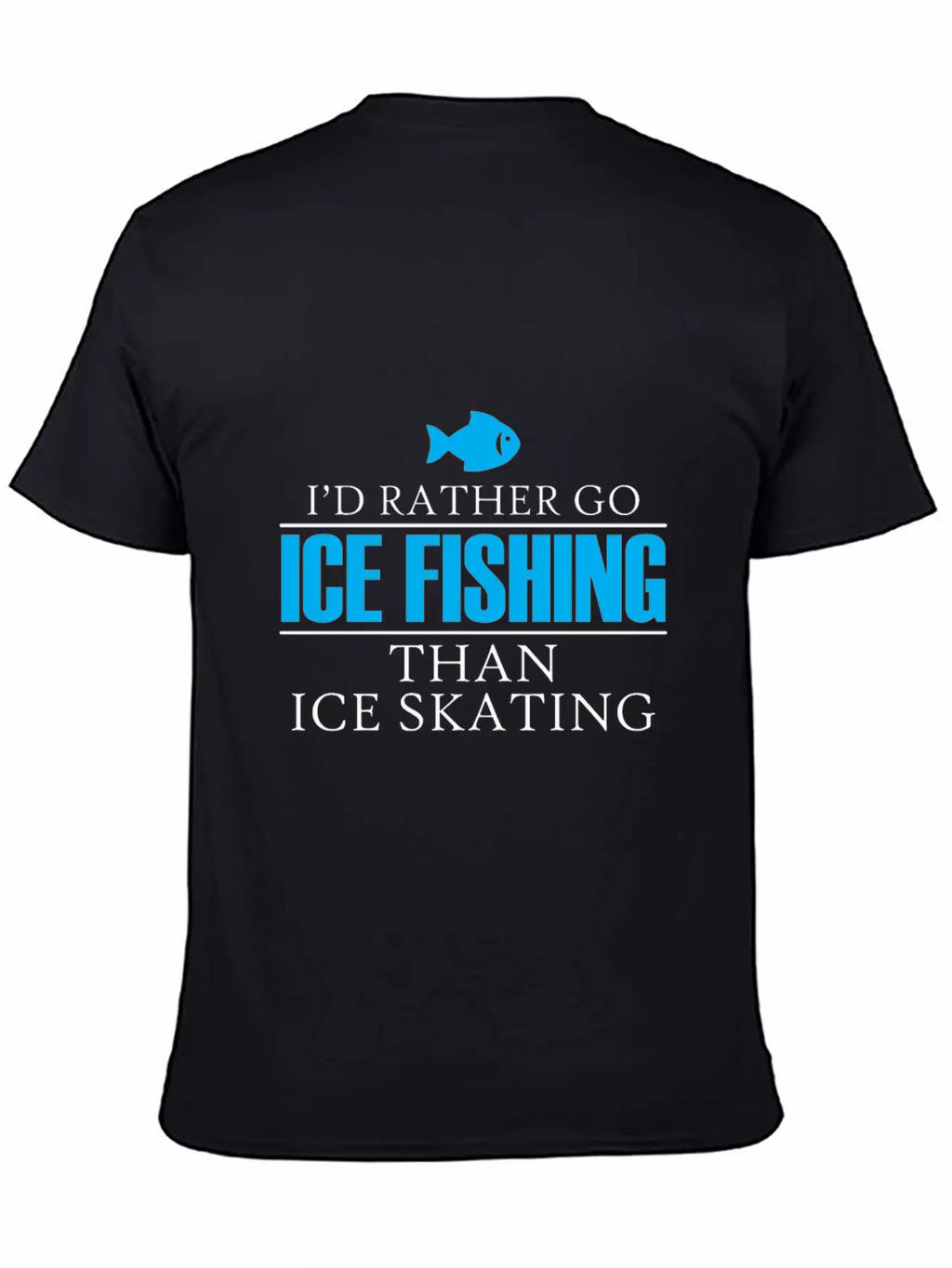 Ice Fishing Fish North Fishing Gift Essential Cotton Tee For Daily Outfits – Unisex Style