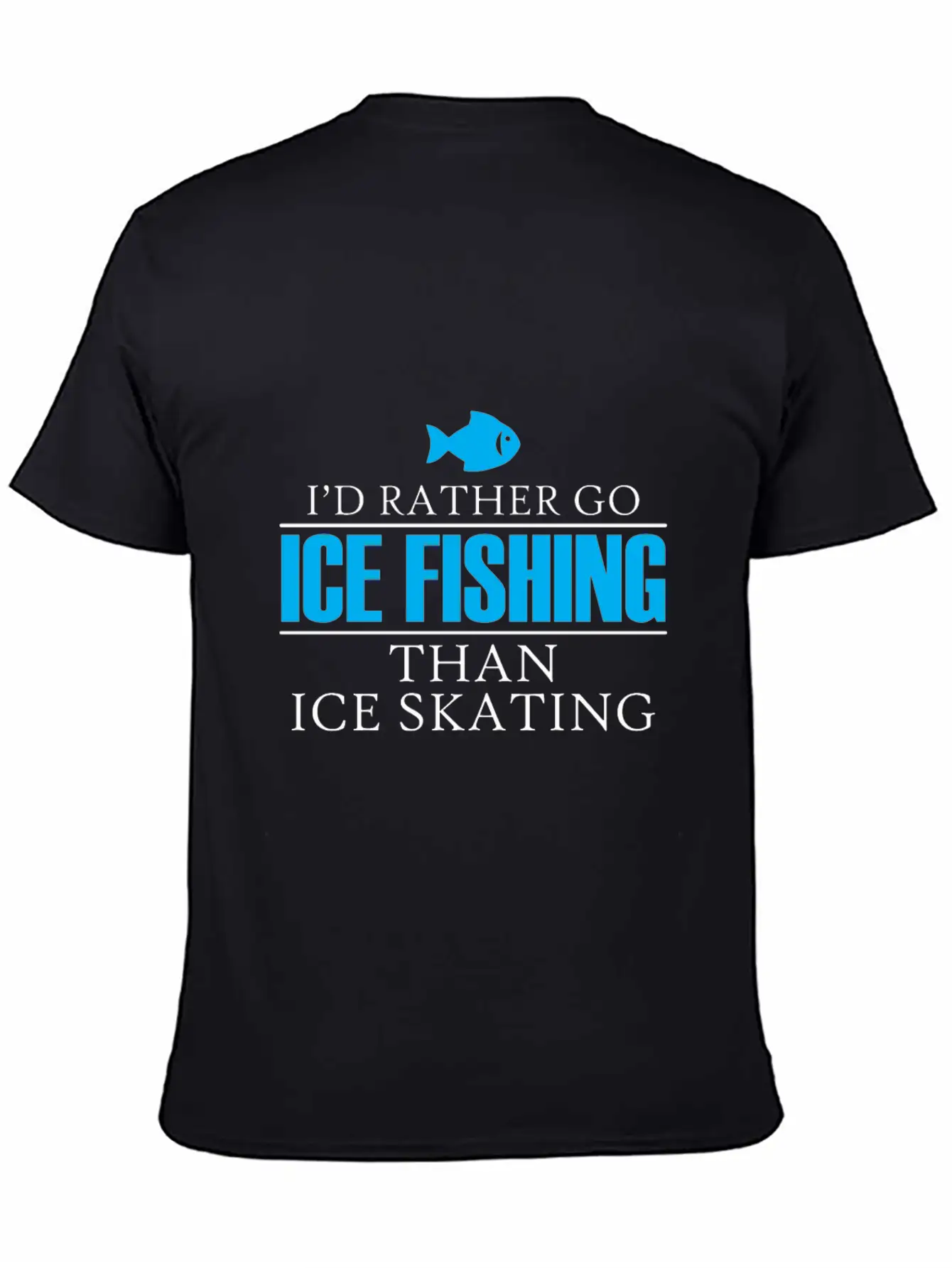 Ice Fishing Fish North Fishing Gift Essential Cotton Tee For Daily Outfits – Unisex Style