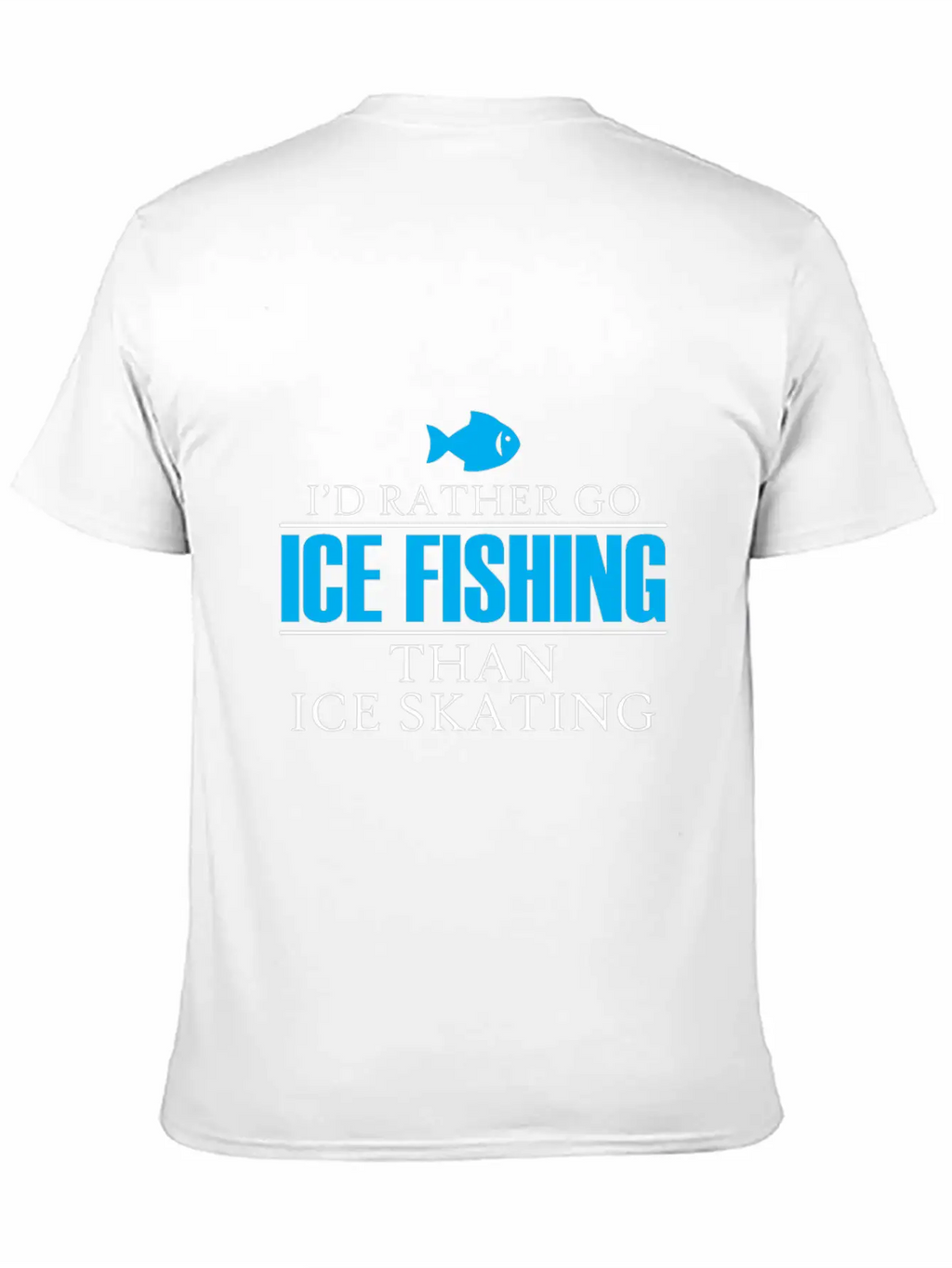 Ice Fishing Fish North Fishing Gift Essential Cotton Tee For Daily Outfits – Unisex Style
