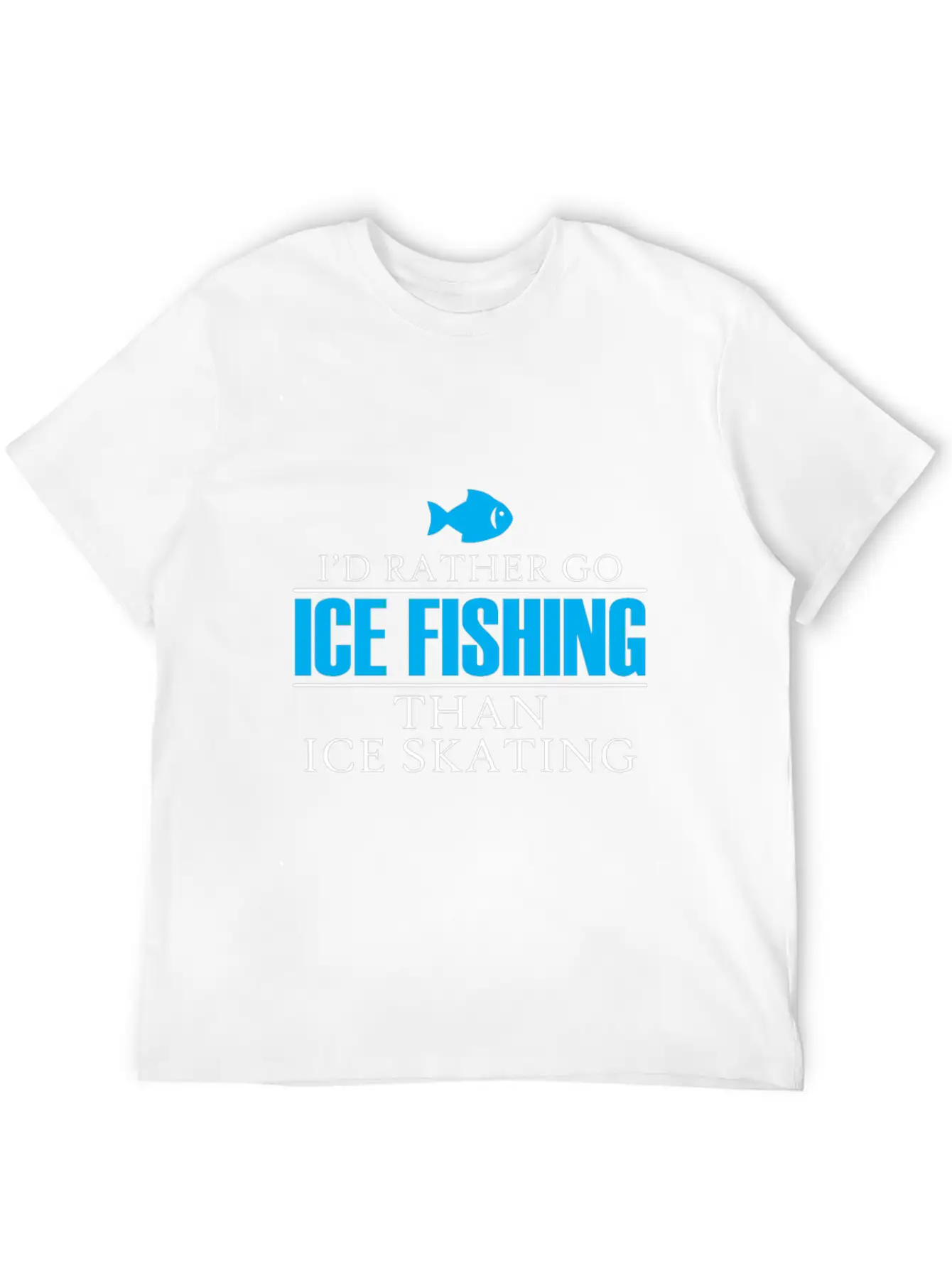 Ice Fishing Fish North Fishing Gift Essential Cotton Tee For Daily Outfits – Unisex Style