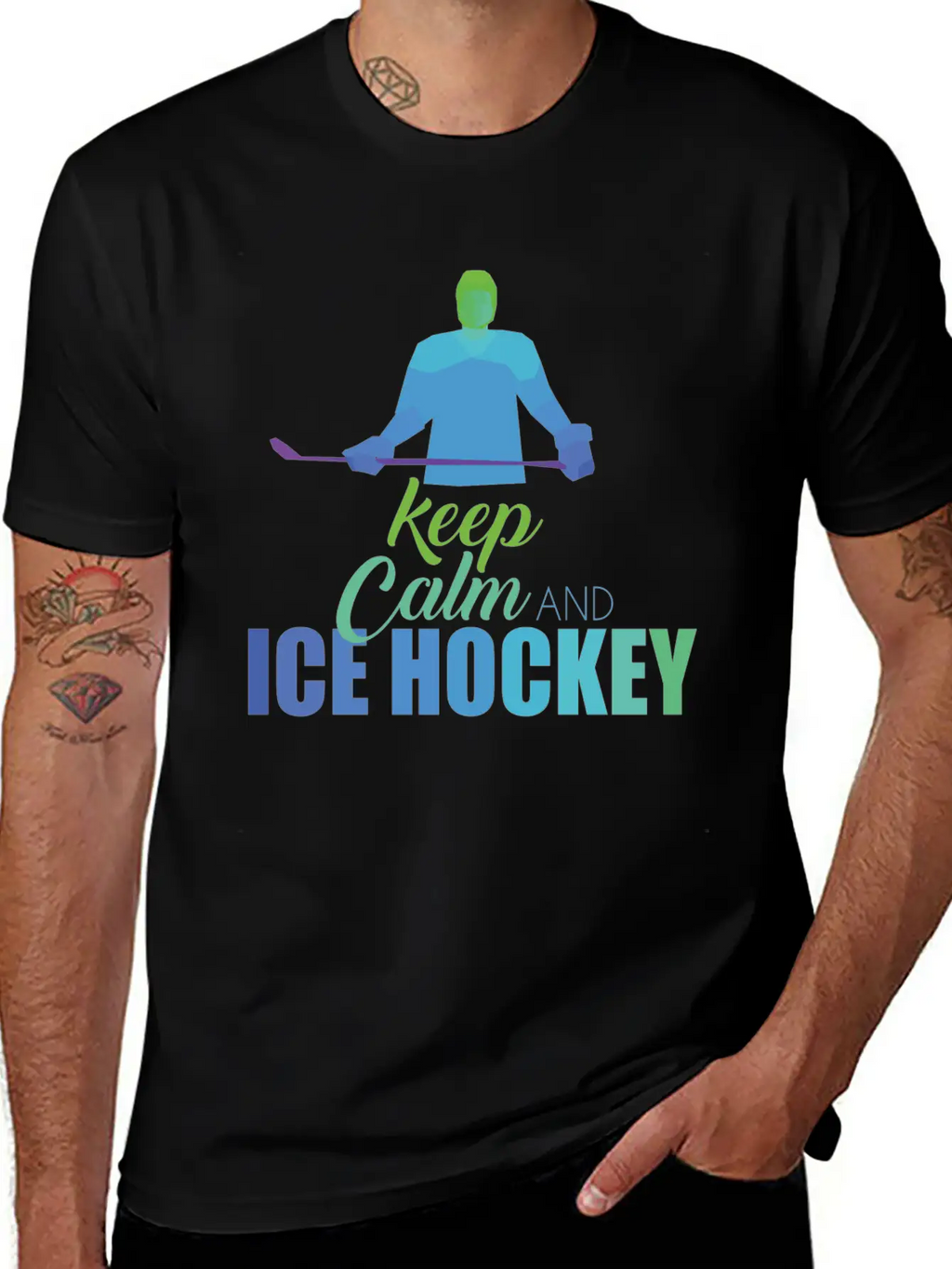 Ice Hockey Classic Cotton Tee – Unisex Comfort For Any Season