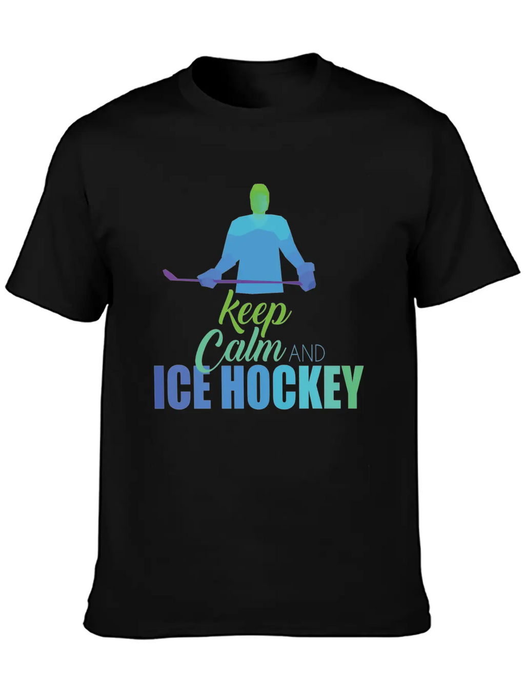 Ice Hockey Classic Cotton Tee – Unisex Comfort For Any Season