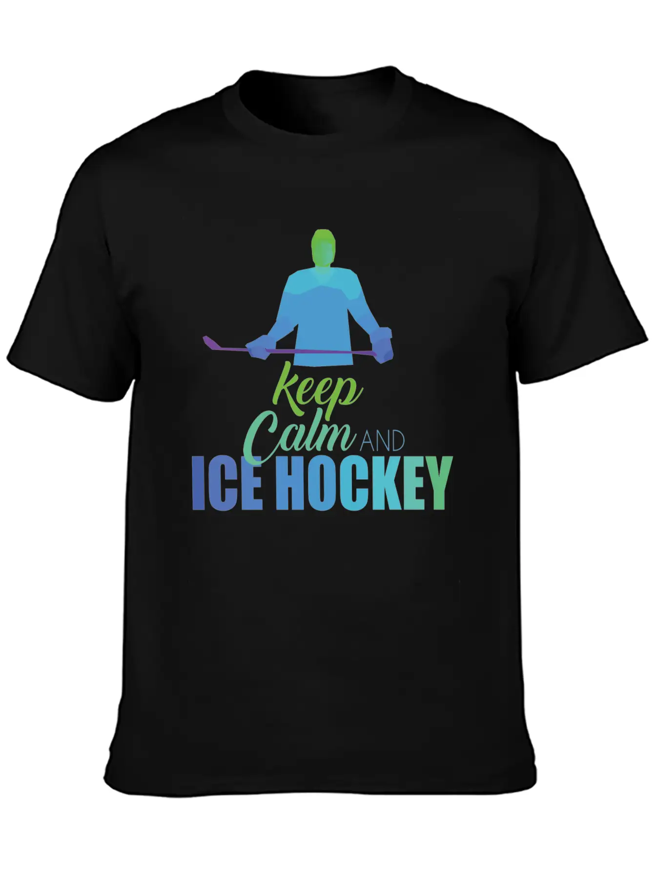 Ice Hockey Classic Cotton Tee – Unisex Comfort For Any Season