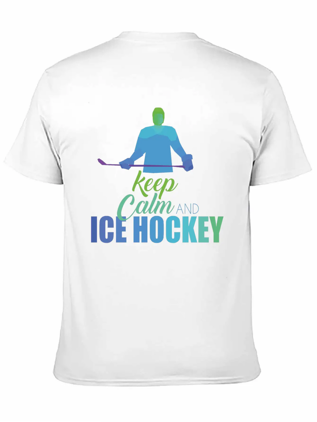 Ice Hockey Classic Cotton Tee – Unisex Comfort For Any Season