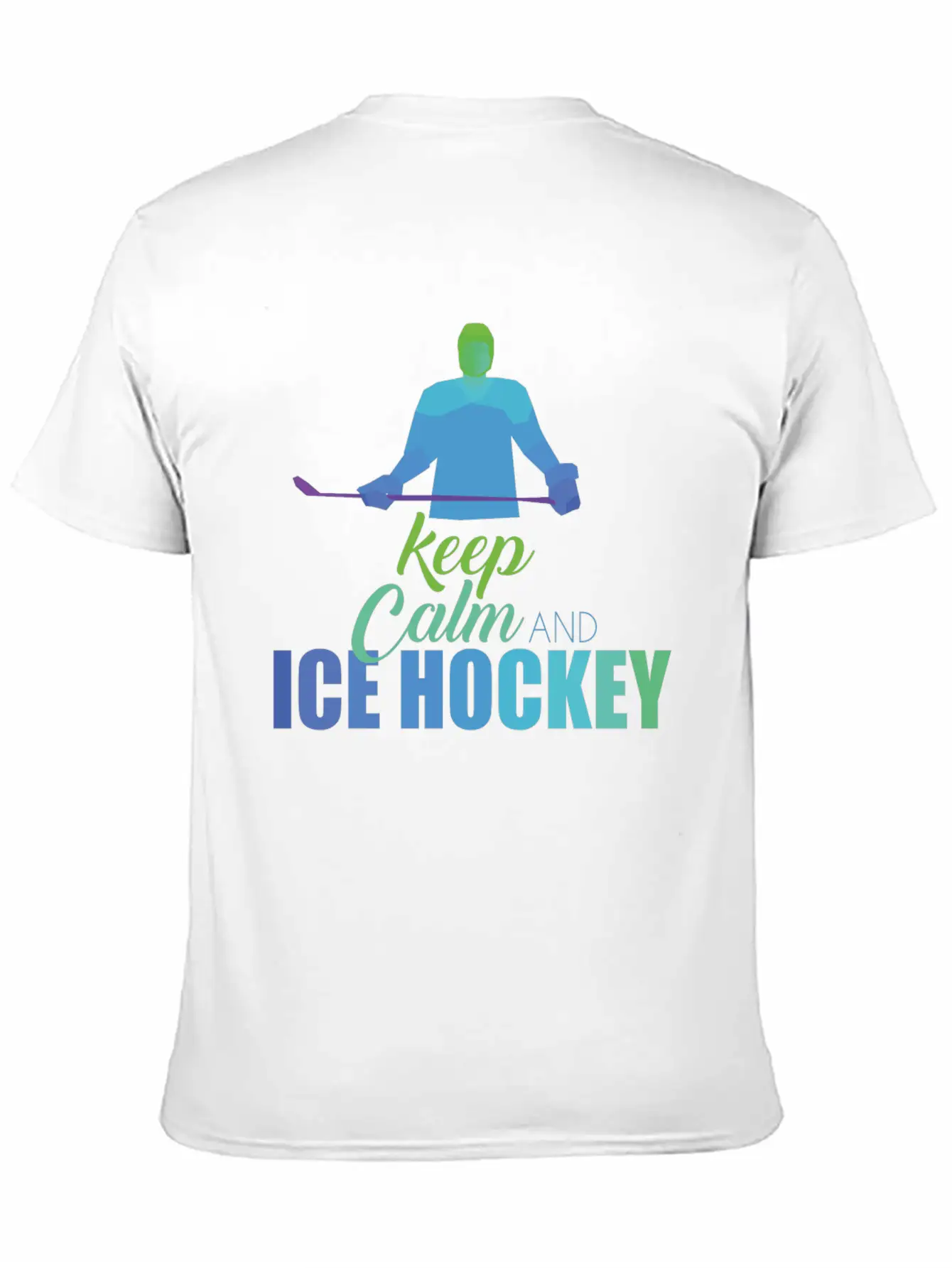 Ice Hockey Classic Cotton Tee – Unisex Comfort For Any Season