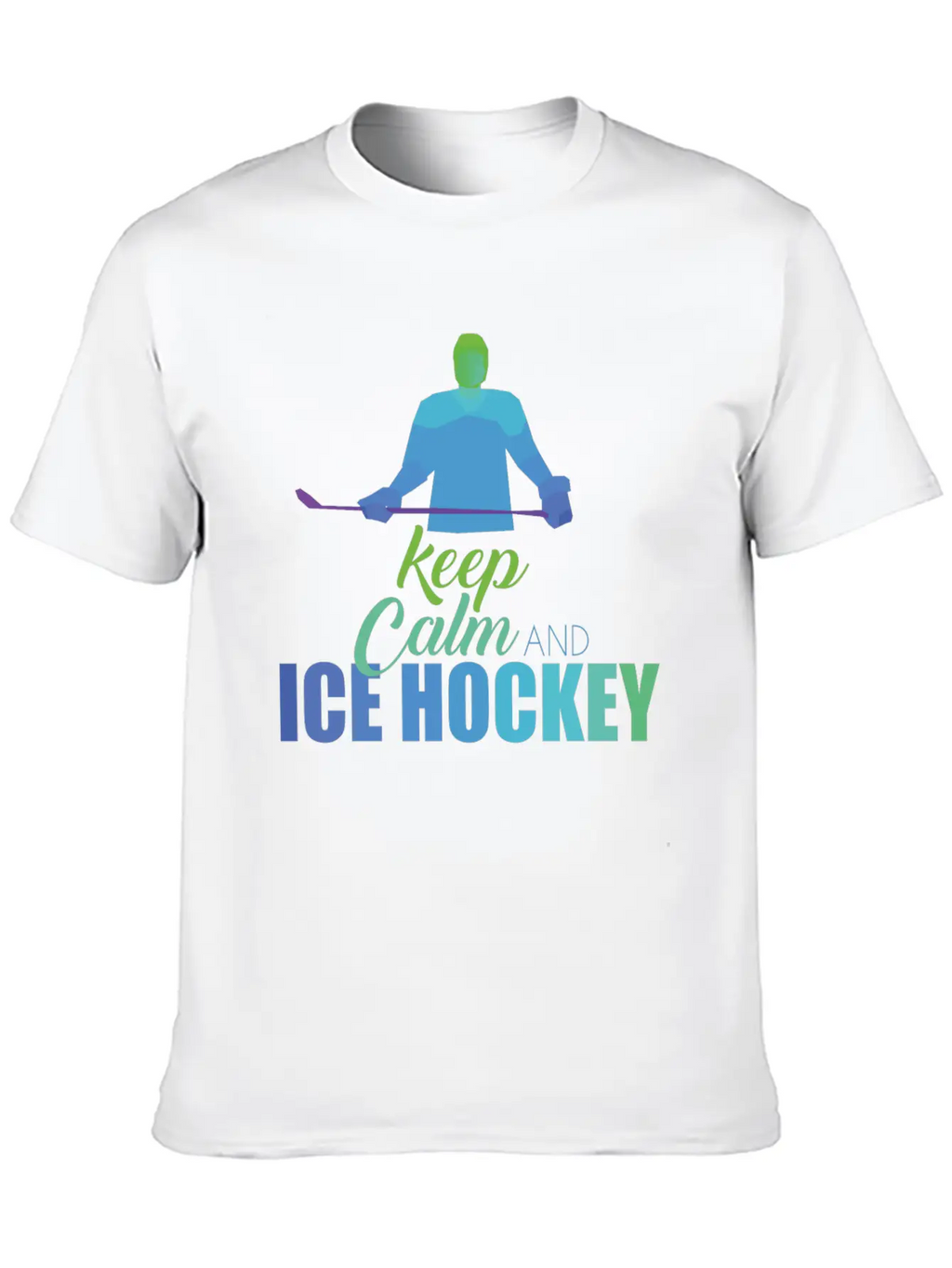 Ice Hockey Classic Cotton Tee – Unisex Comfort For Any Season