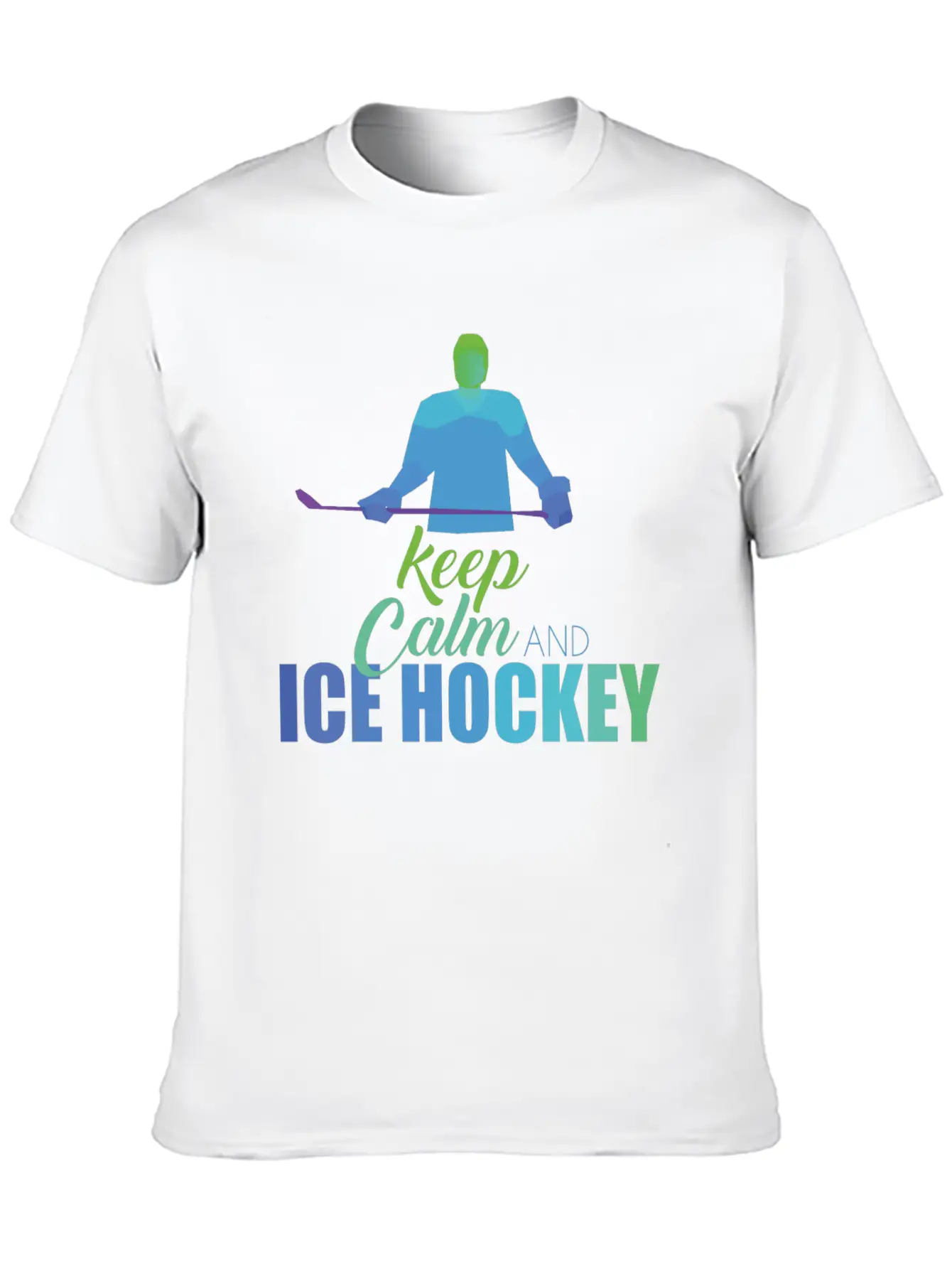 Ice Hockey Classic Cotton Tee – Unisex Comfort For Any Season