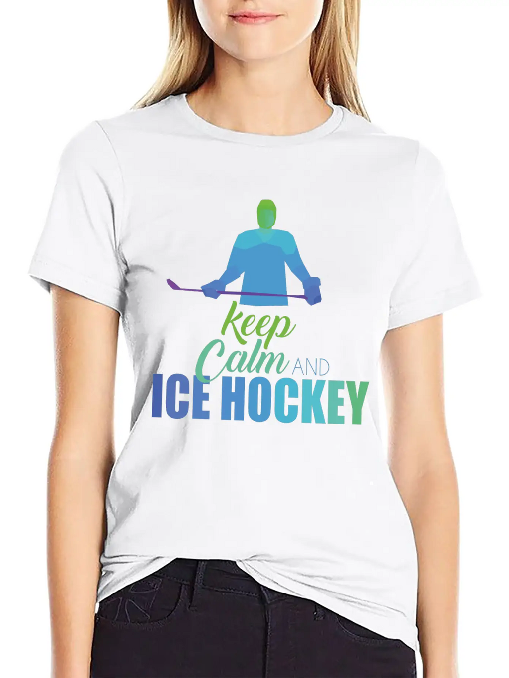 Ice Hockey Classic Cotton Tee – Unisex Comfort For Any Season