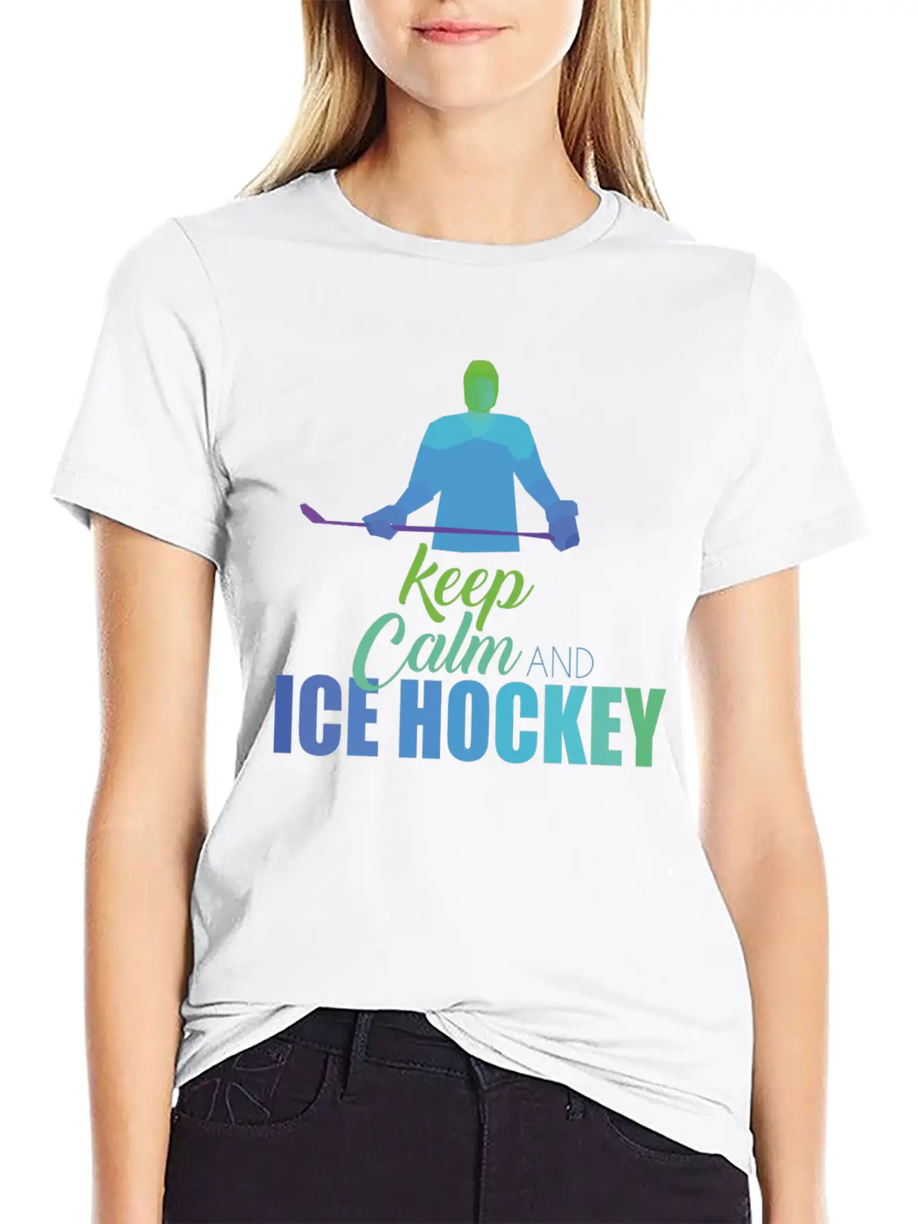 Ice Hockey Classic Cotton Tee – Unisex Comfort For Any Season