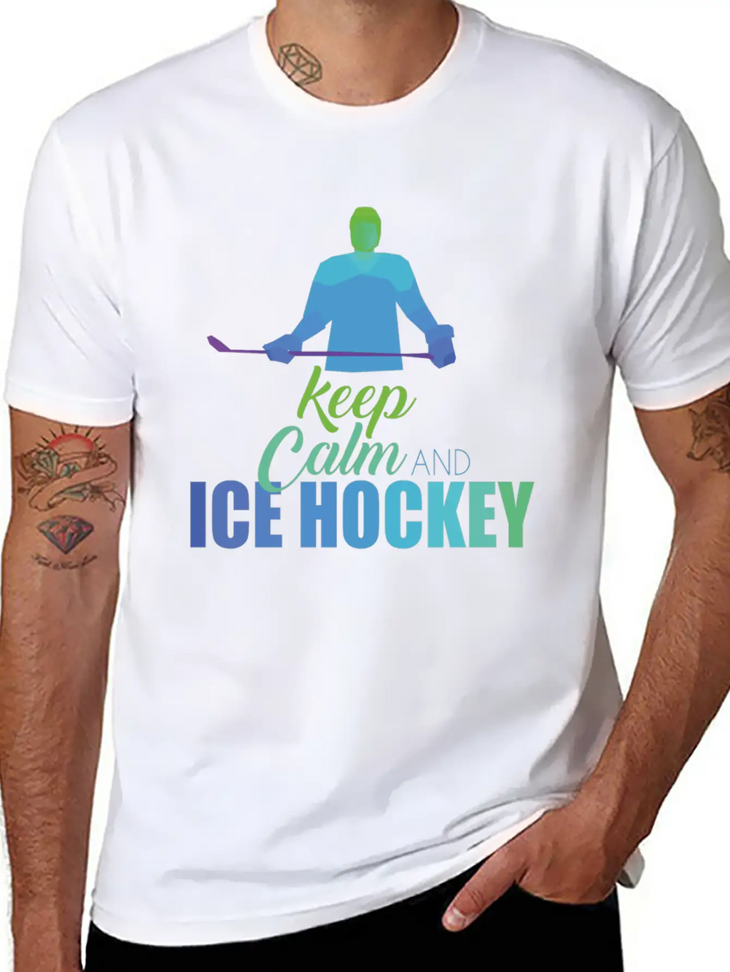 Ice Hockey Classic Cotton Tee – Unisex Comfort For Any Season