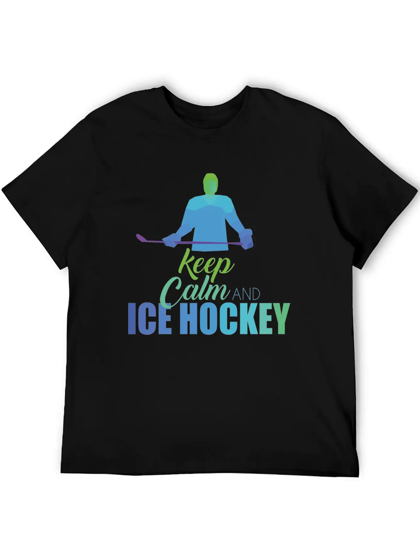 Ice Hockey Classic Cotton Tee – Unisex Comfort For Any Season