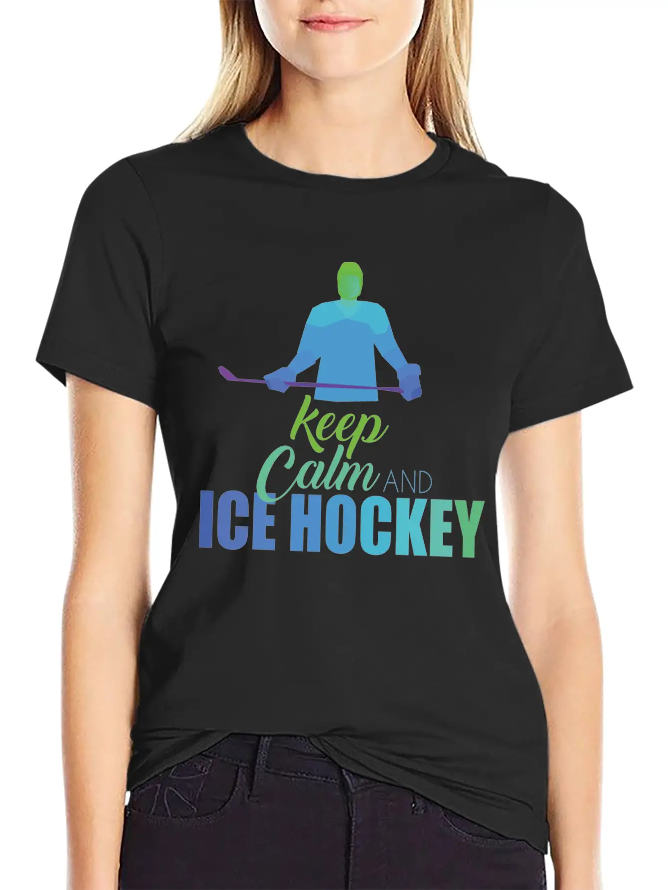 Ice Hockey Classic Cotton Tee – Unisex Comfort For Any Season