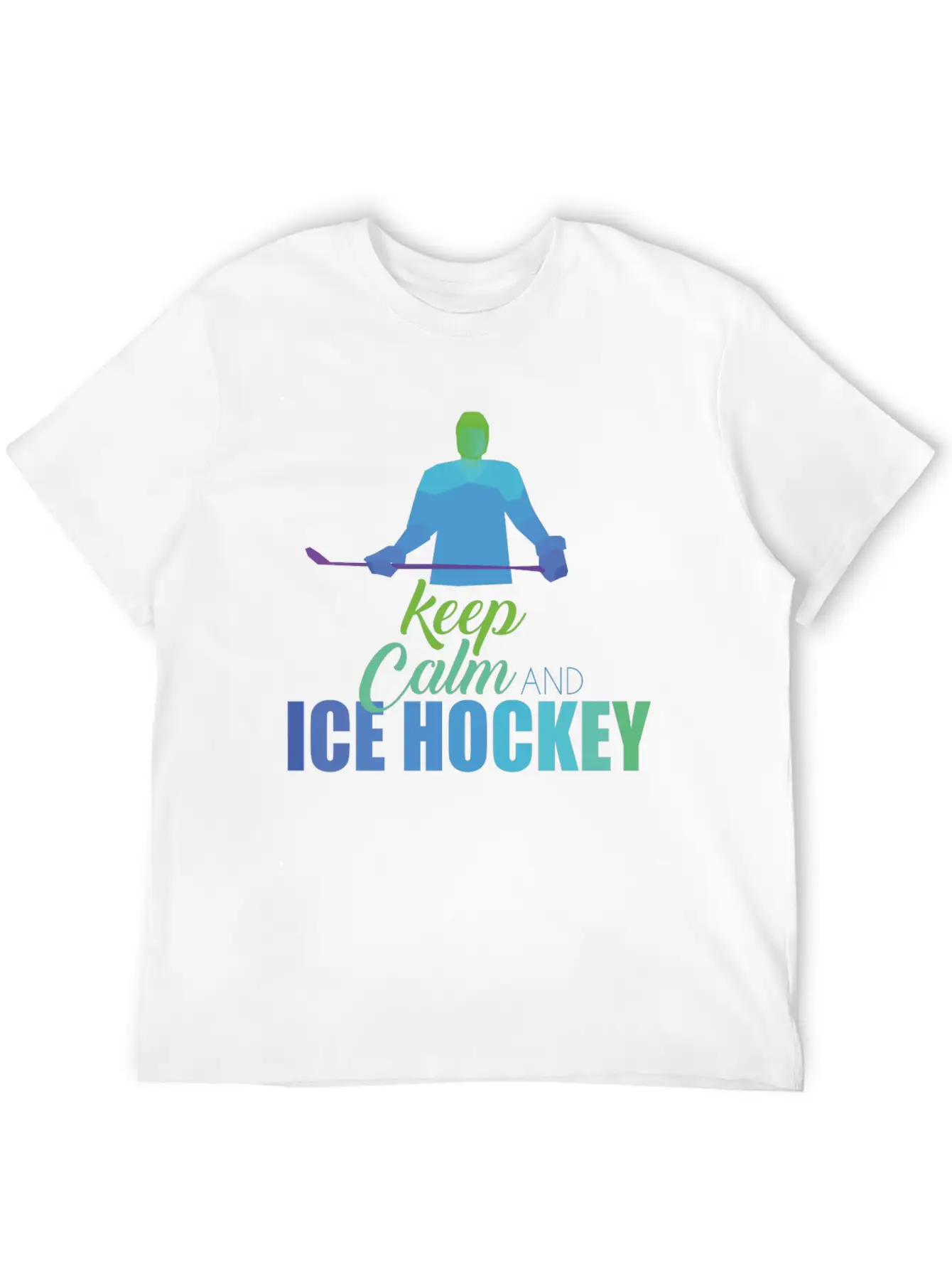 Ice Hockey Classic Cotton Tee – Unisex Comfort For Any Season