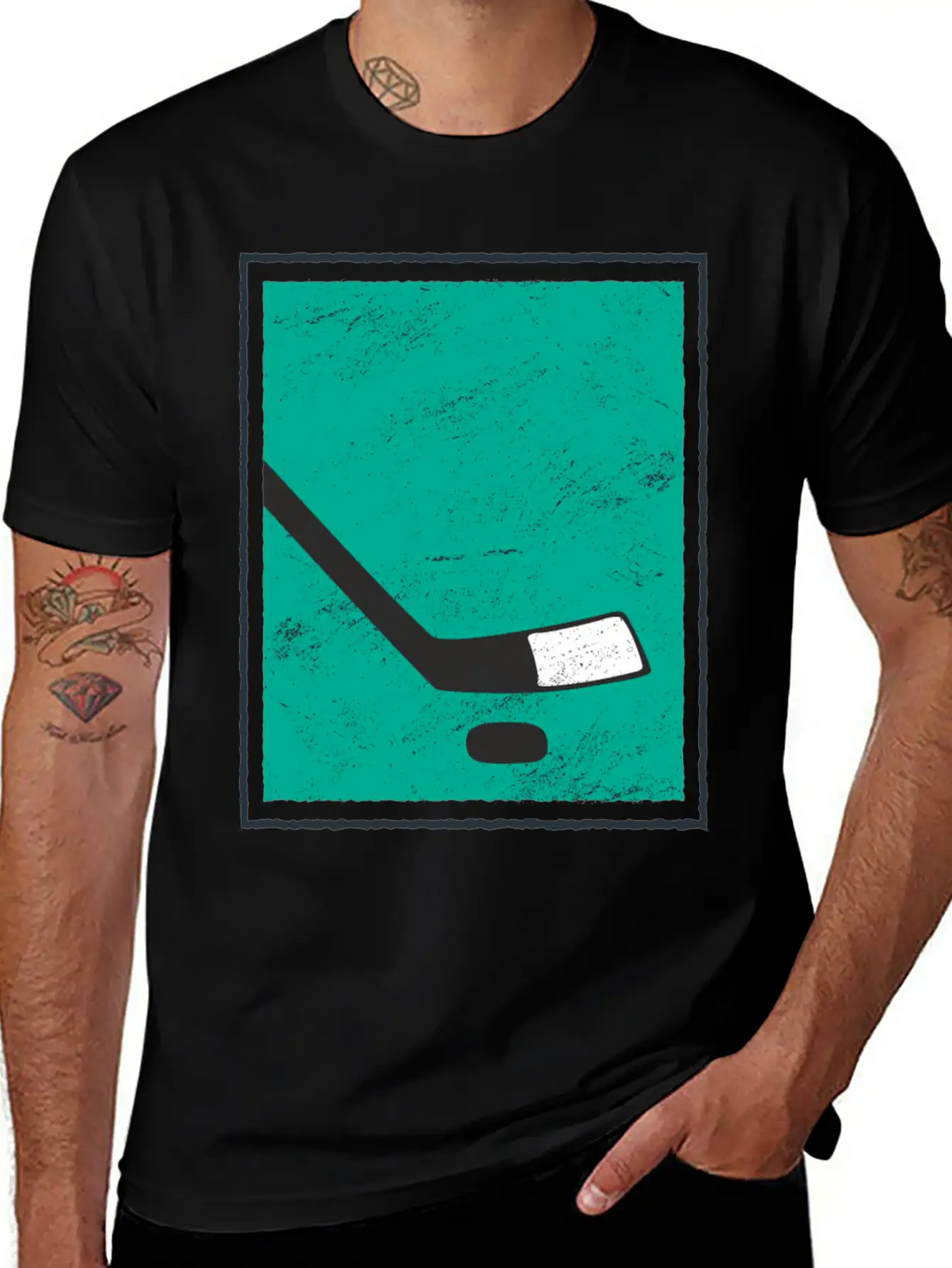 Ice Hockey Puk Unisex Casual T-Shirt – Clean Design For Daily Comfort