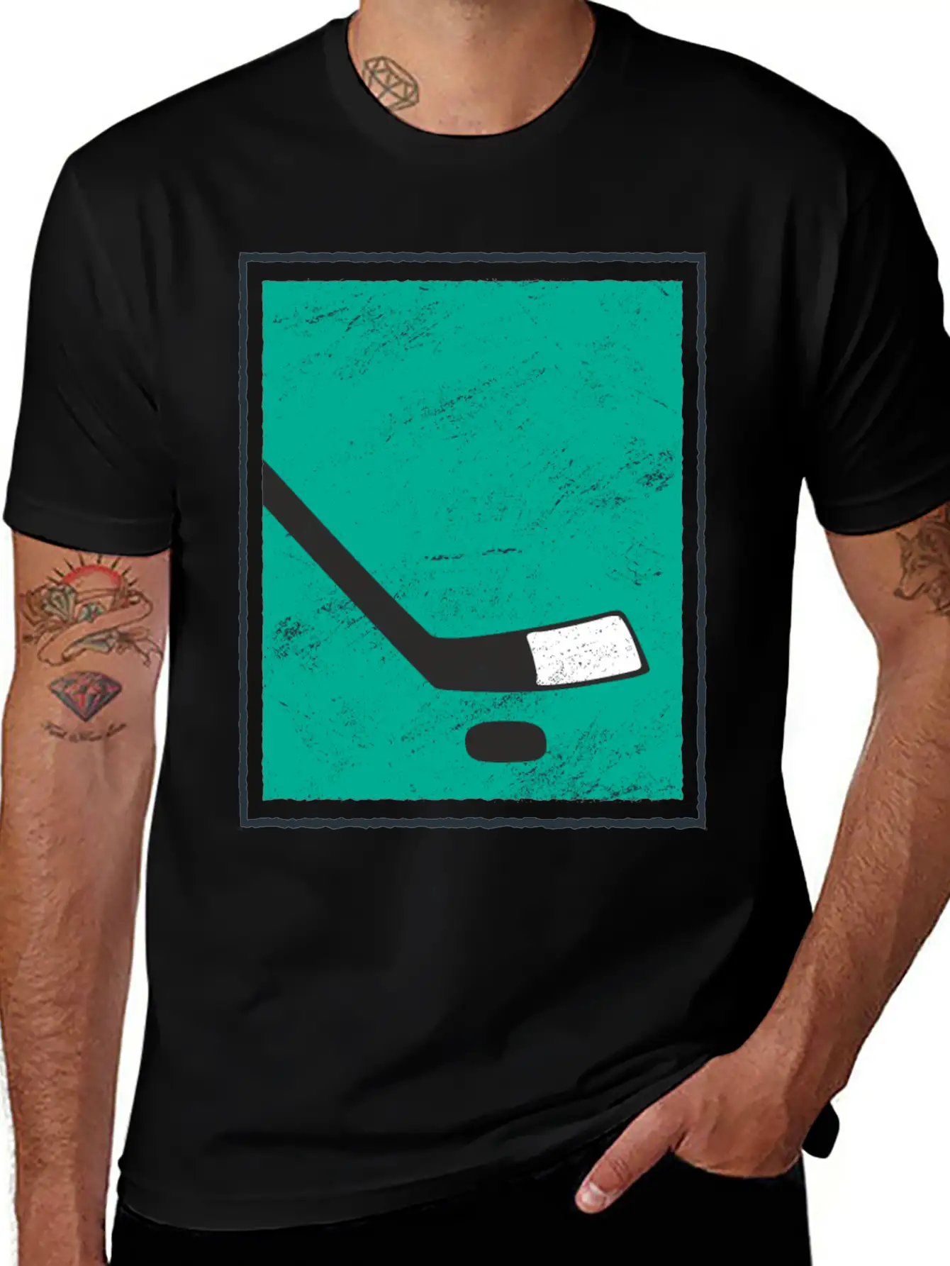 Ice Hockey Puk Unisex Casual T-Shirt – Clean Design For Daily Comfort
