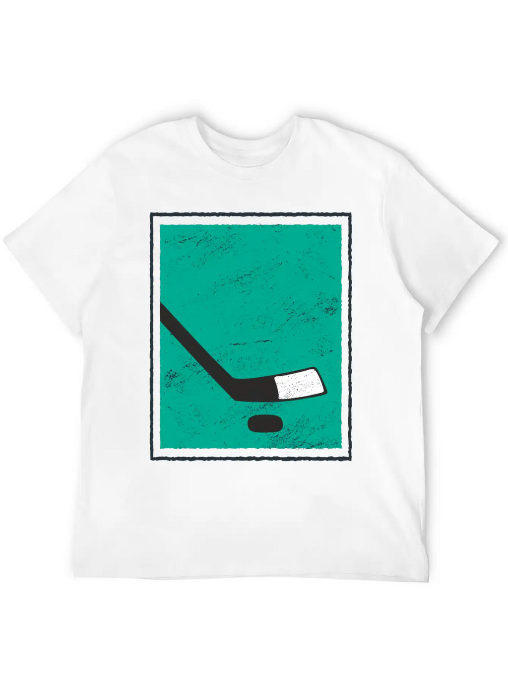 Ice Hockey Puk Unisex Casual T-Shirt – Clean Design For Daily Comfort