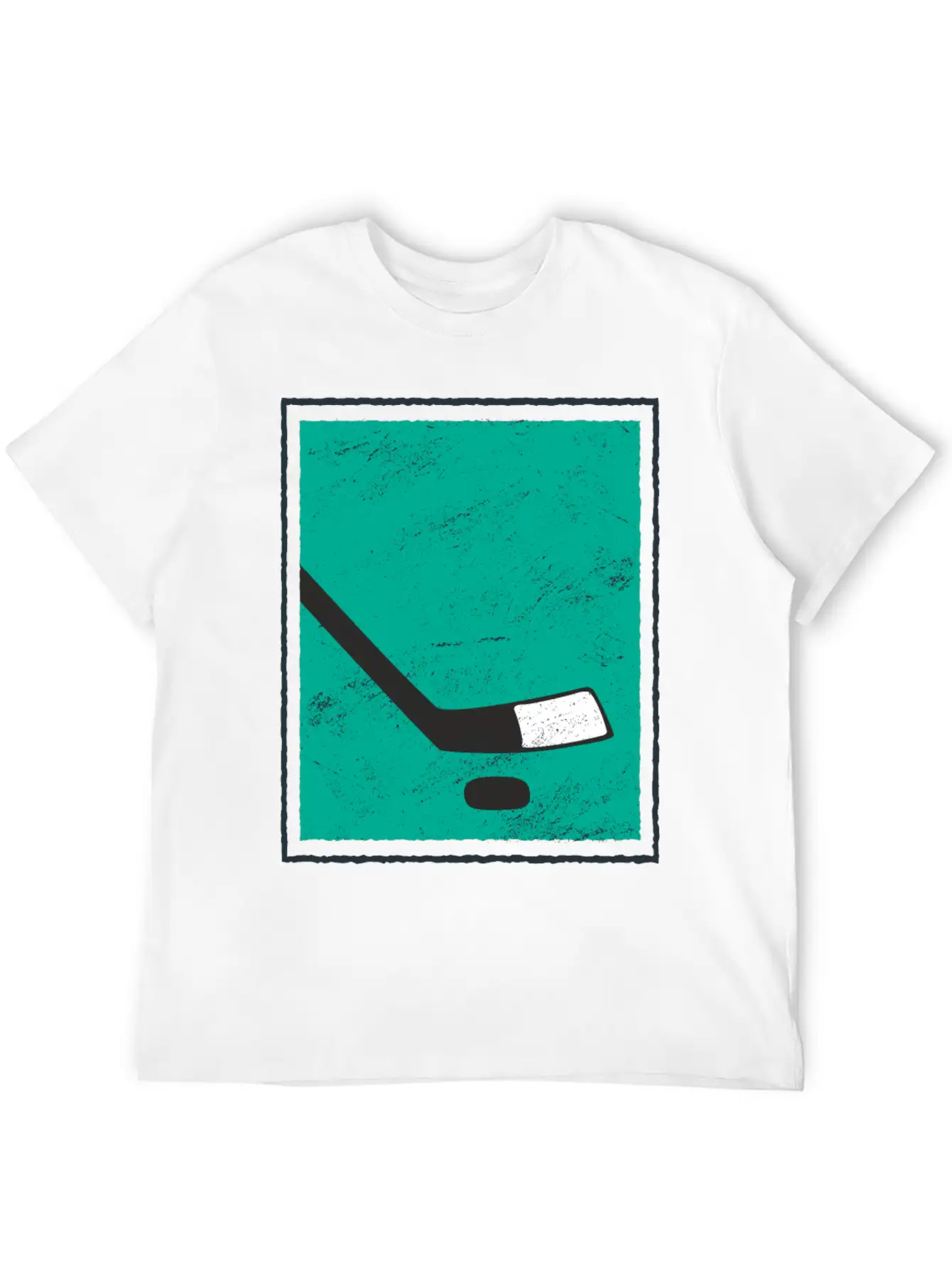 Ice Hockey Puk Unisex Casual T-Shirt – Clean Design For Daily Comfort