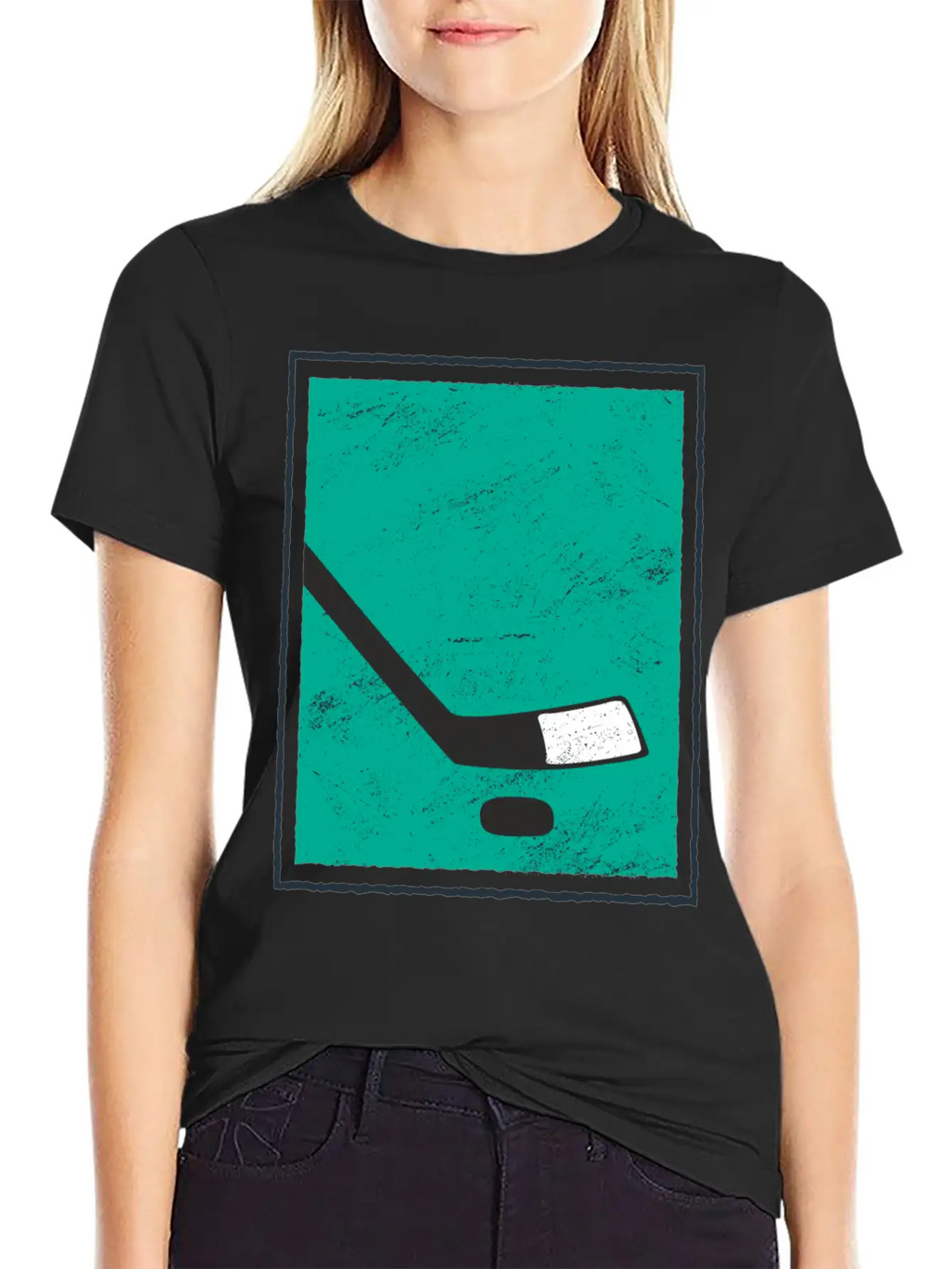 Ice Hockey Puk Unisex Casual T-Shirt – Clean Design For Daily Comfort