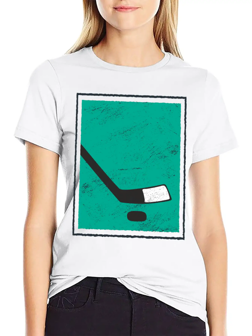 Ice Hockey Puk Unisex Casual T-Shirt – Clean Design For Daily Comfort