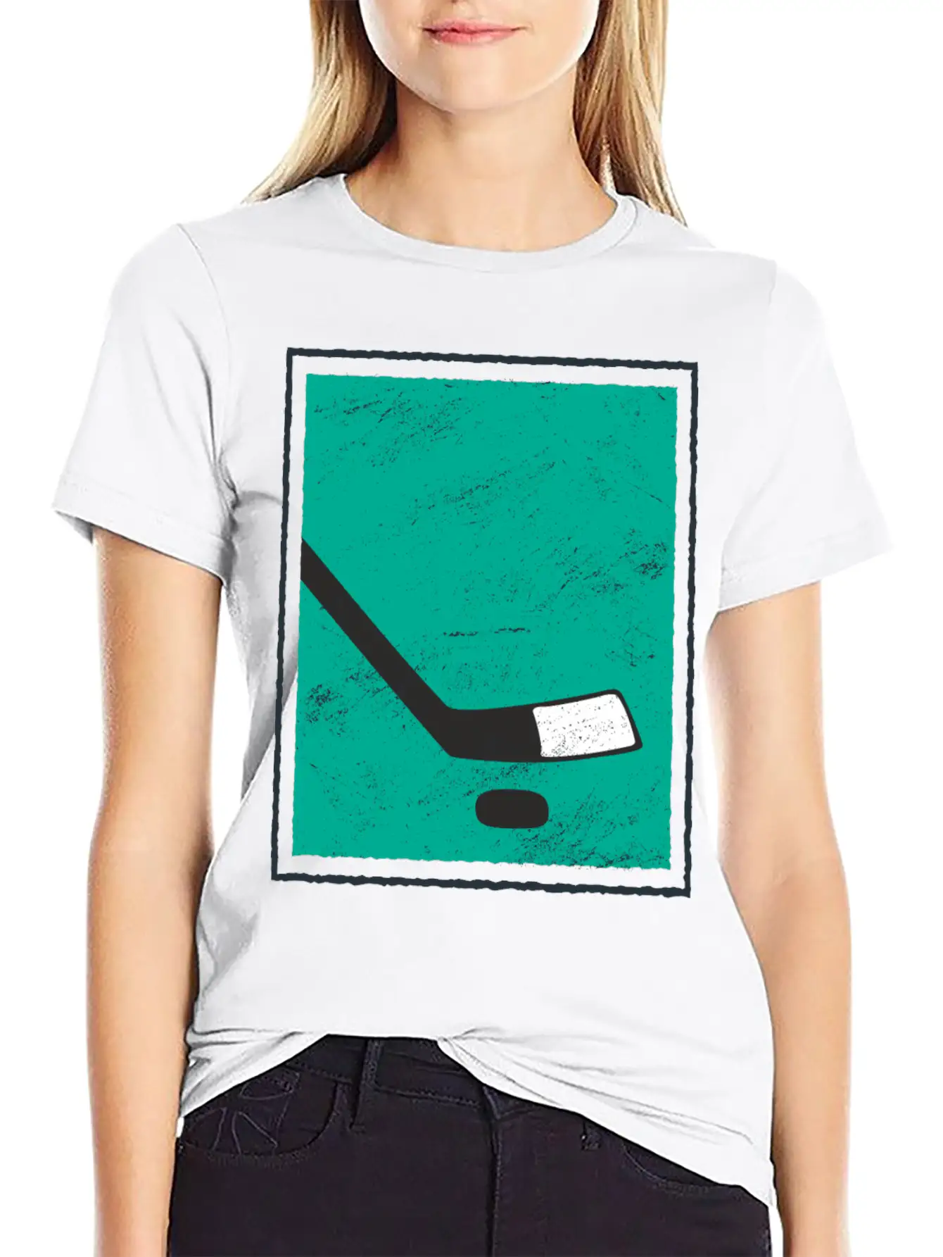 Ice Hockey Puk Unisex Casual T-Shirt – Clean Design For Daily Comfort