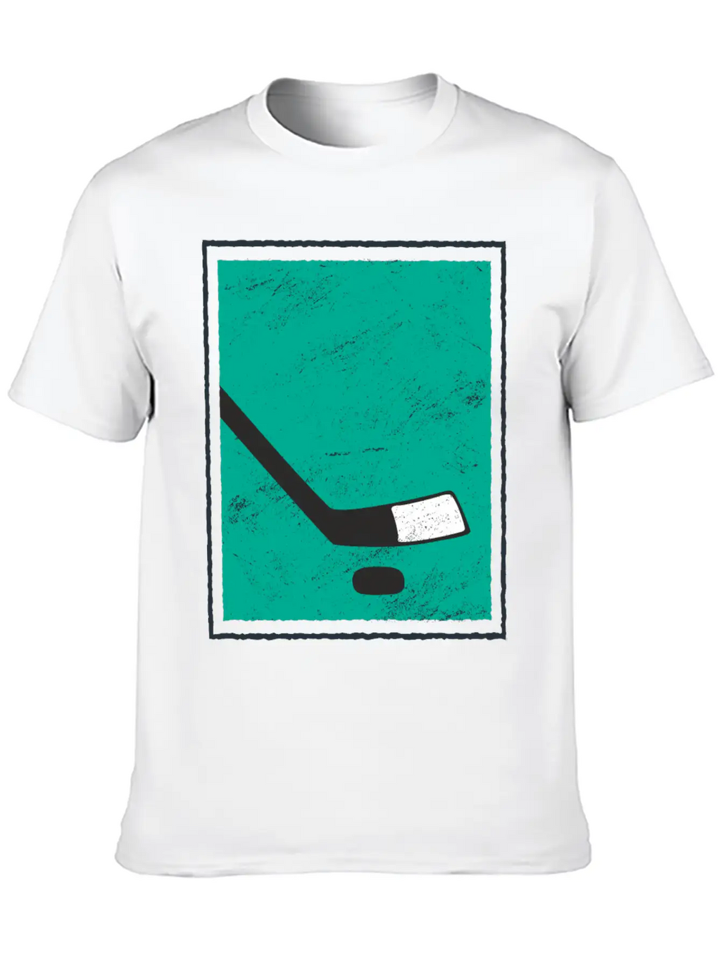 Ice Hockey Puk Unisex Casual T-Shirt – Clean Design For Daily Comfort