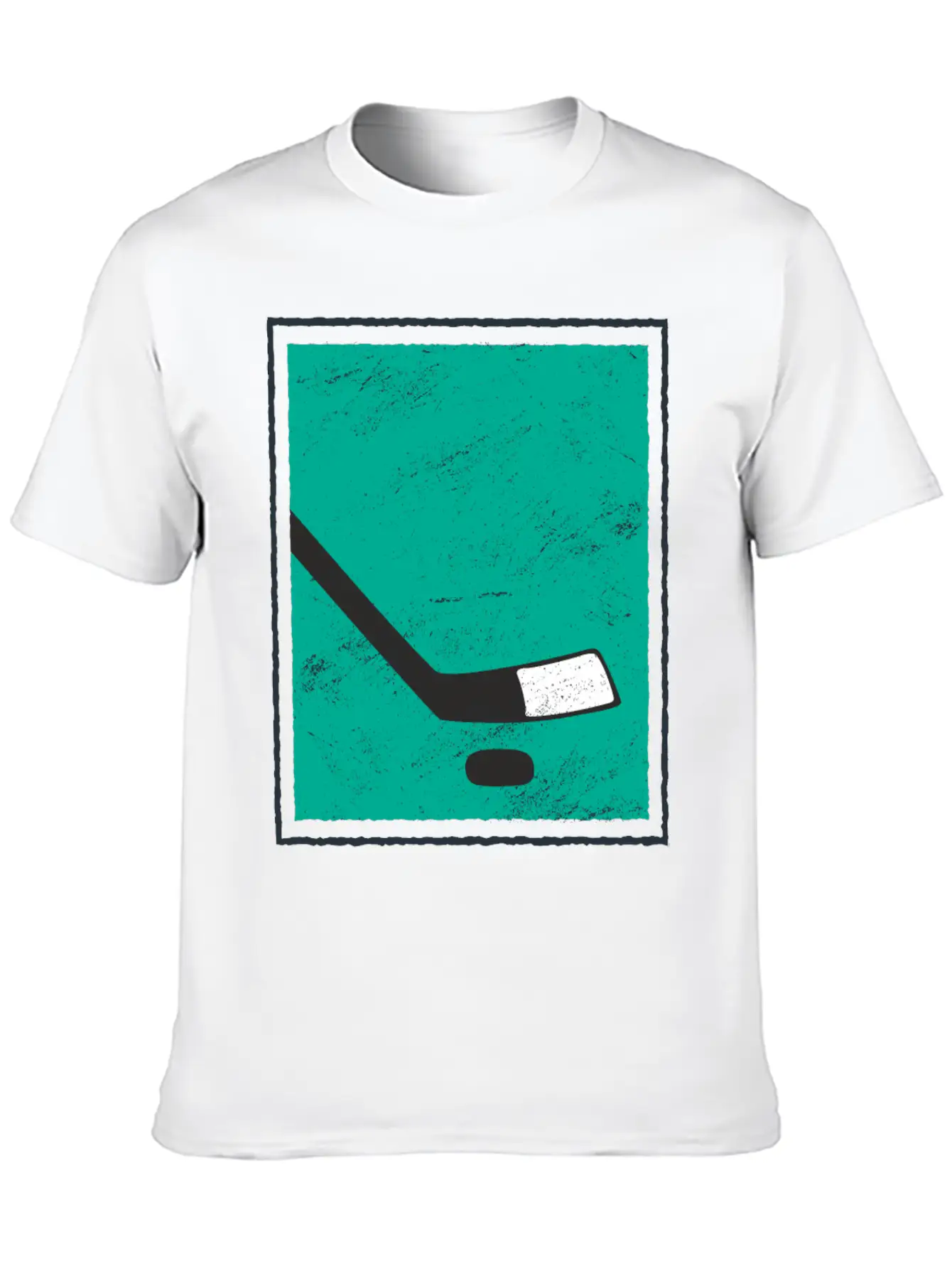 Ice Hockey Puk Unisex Casual T-Shirt – Clean Design For Daily Comfort