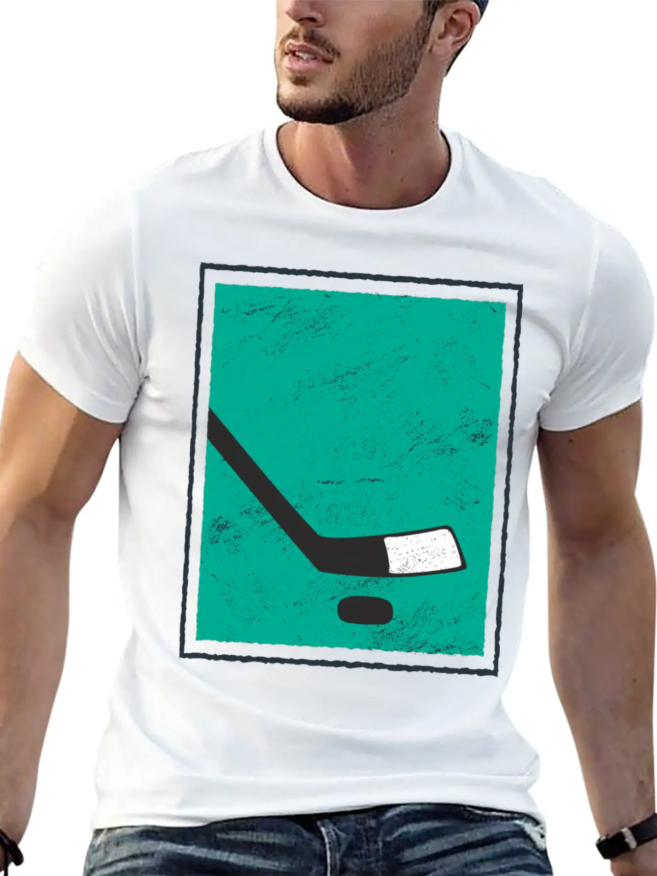 Ice Hockey Puk Unisex Casual T-Shirt – Clean Design For Daily Comfort