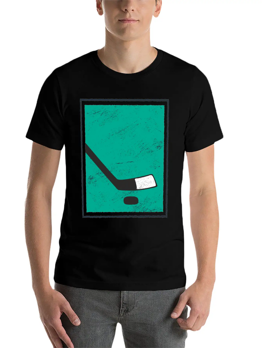 Ice Hockey Puk Unisex Casual T-Shirt – Clean Design For Daily Comfort