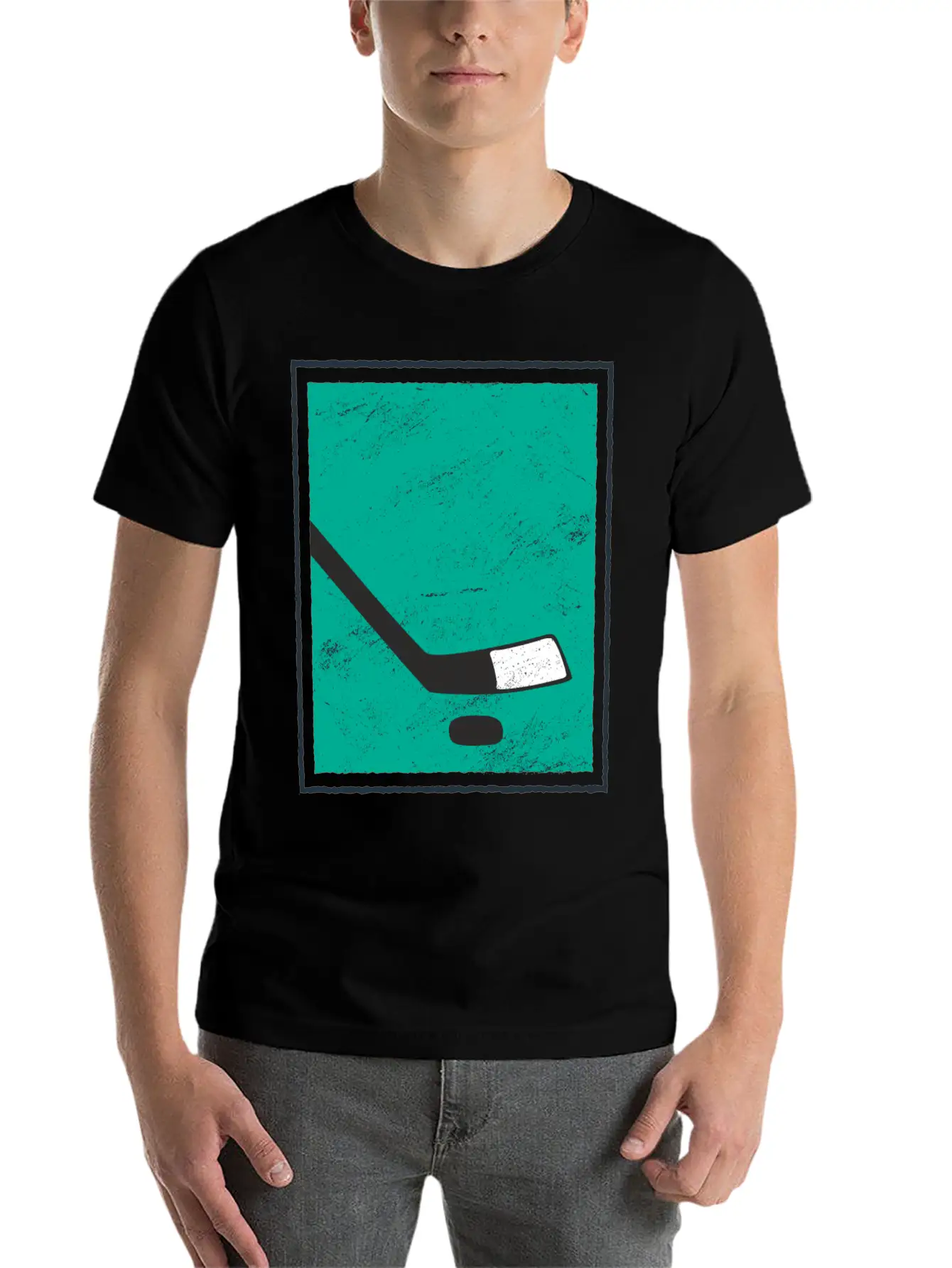 Ice Hockey Puk Unisex Casual T-Shirt – Clean Design For Daily Comfort