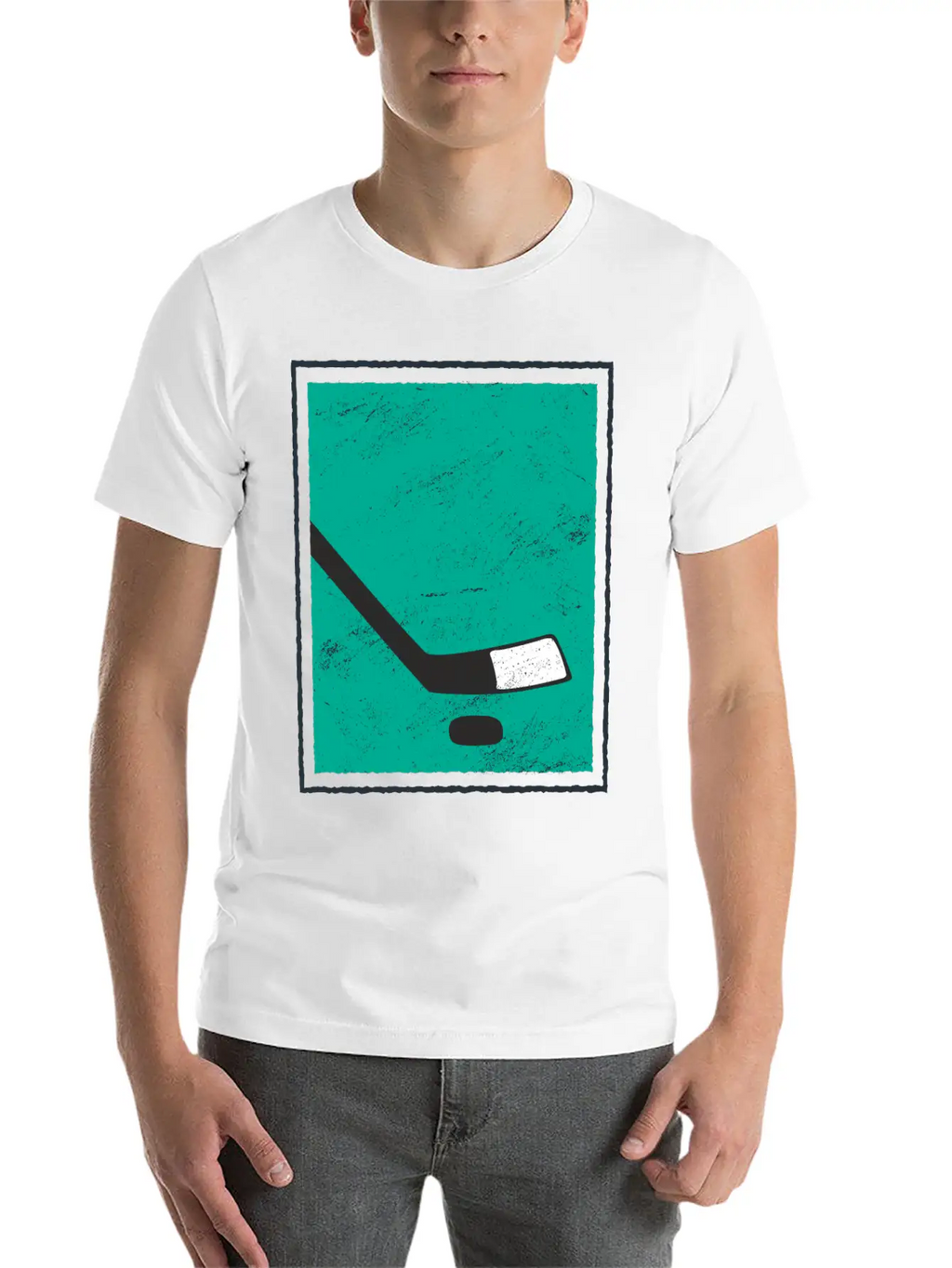 Ice Hockey Puk Unisex Casual T-Shirt – Clean Design For Daily Comfort