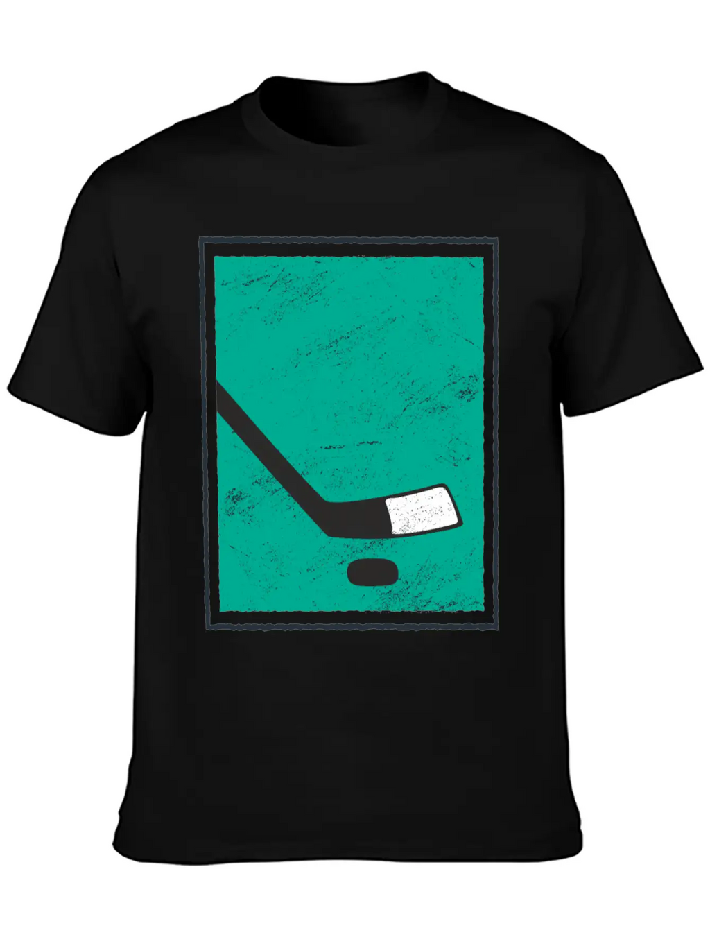 Ice Hockey Puk Unisex Casual T-Shirt – Clean Design For Daily Comfort
