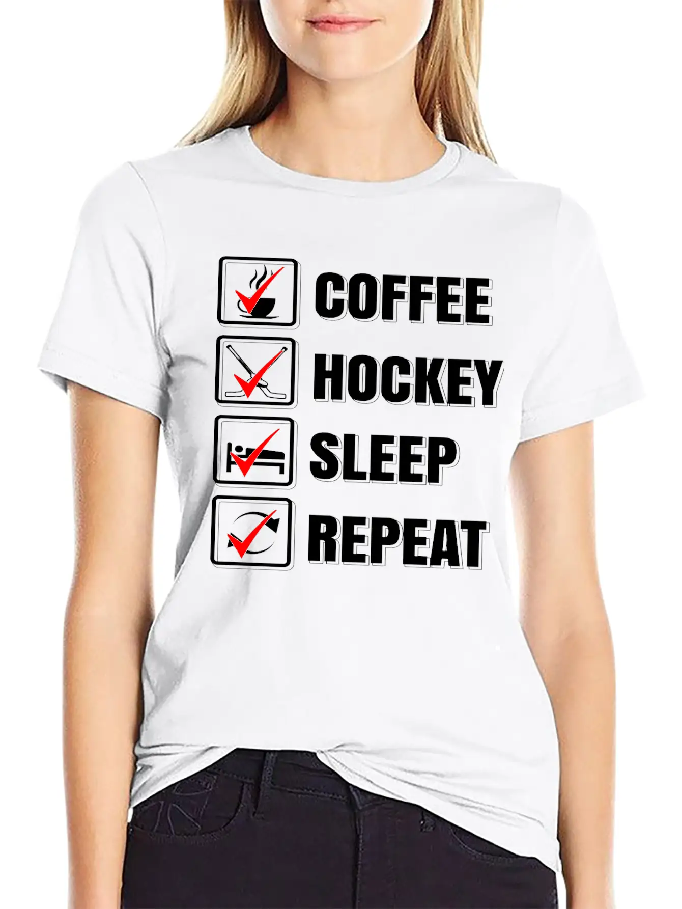 Ice Hockey Stylish Everyday T-Shirt – Unisex Basic Cotton Tee