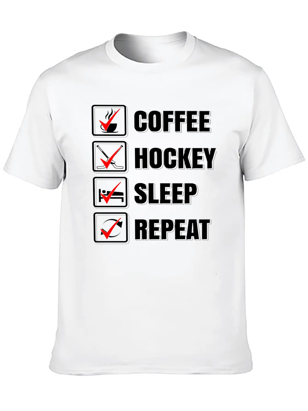 Ice Hockey Stylish Everyday T-Shirt – Unisex Basic Cotton Tee