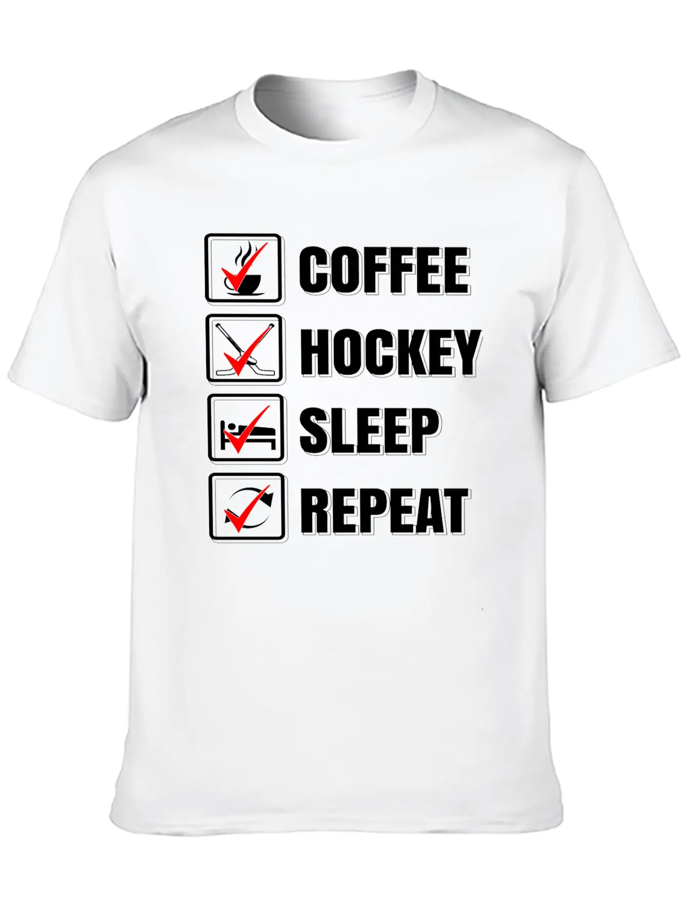 Ice Hockey Stylish Everyday T-Shirt – Unisex Basic Cotton Tee