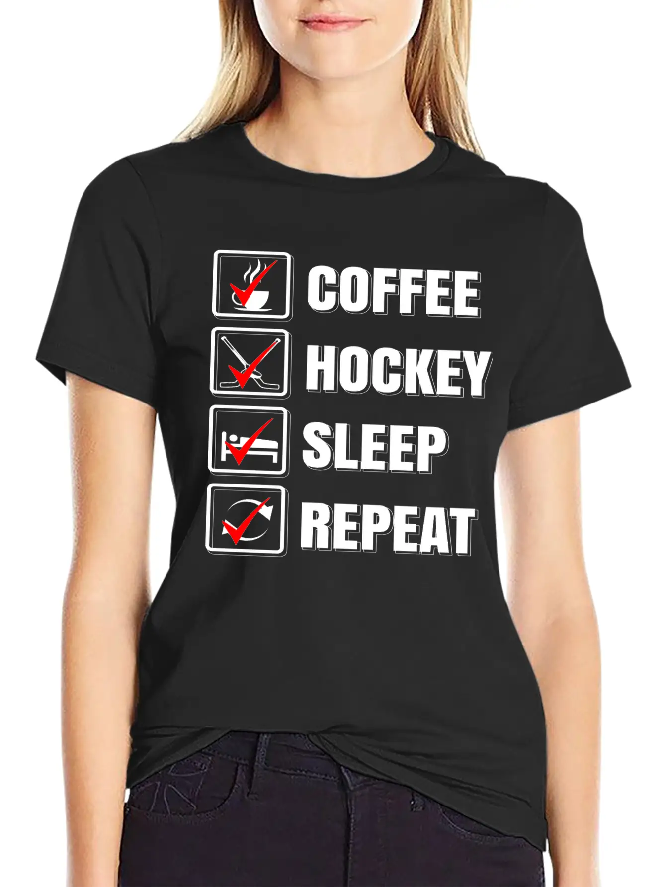 Ice Hockey Stylish Everyday T-Shirt – Unisex Basic Cotton Tee