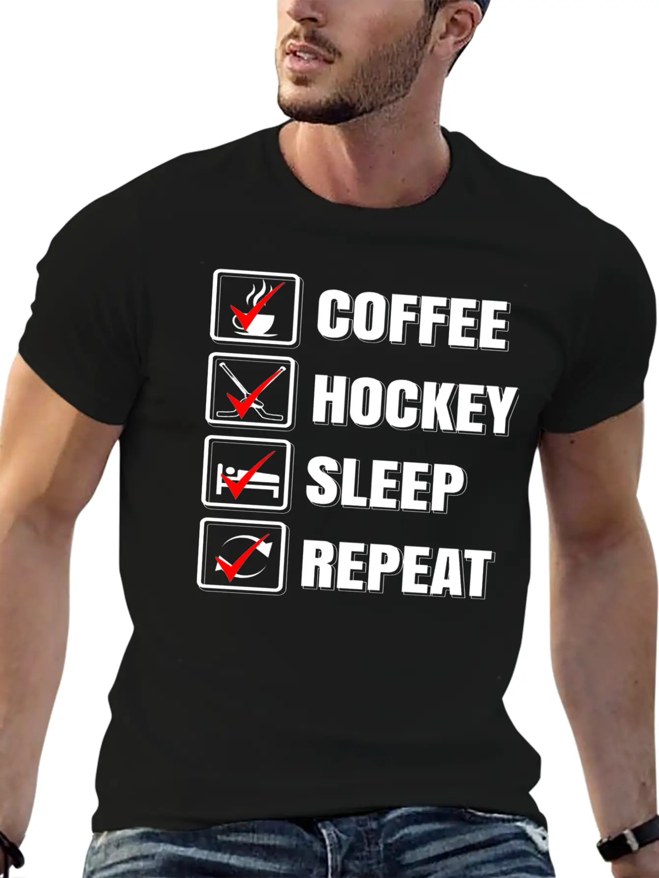 Ice Hockey Stylish Everyday T-Shirt – Unisex Basic Cotton Tee