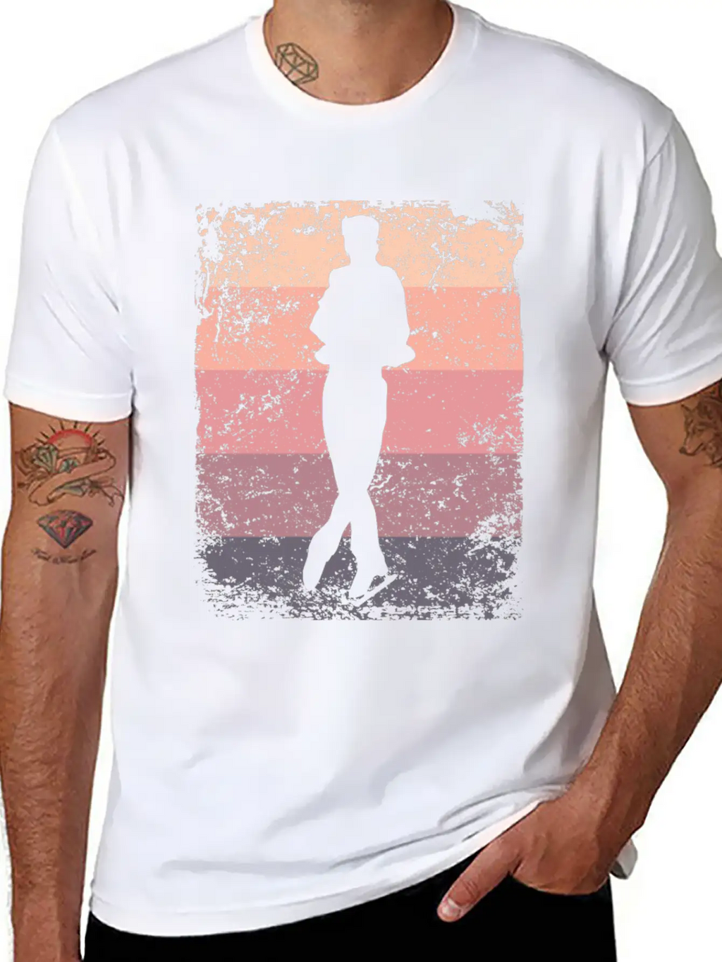 Ice Skater Figure Skating Ice Skating Breathable Soft Cotton T-Shirt – Timeless Casual Look