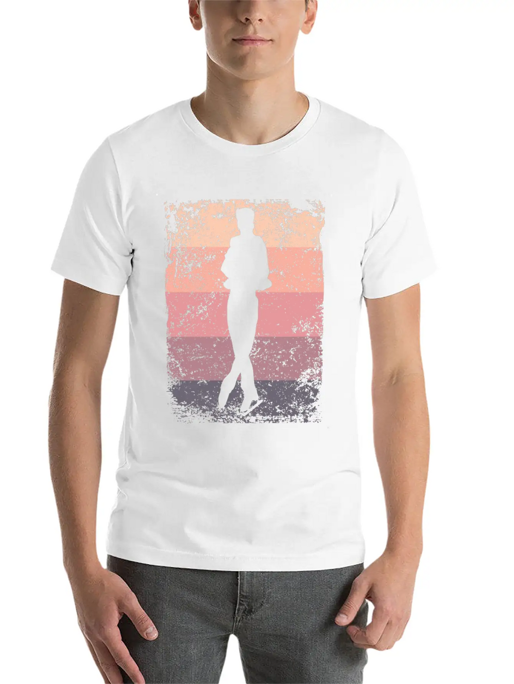 Ice Skater Figure Skating Ice Skating Breathable Soft Cotton T-Shirt – Timeless Casual Look