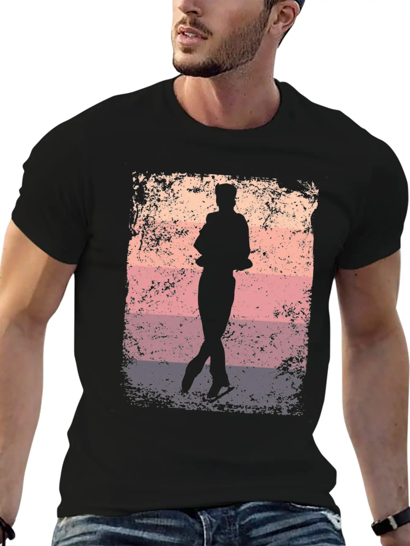 Ice Skater Figure Skating Ice Skating Breathable Soft Cotton T-Shirt – Timeless Casual Look