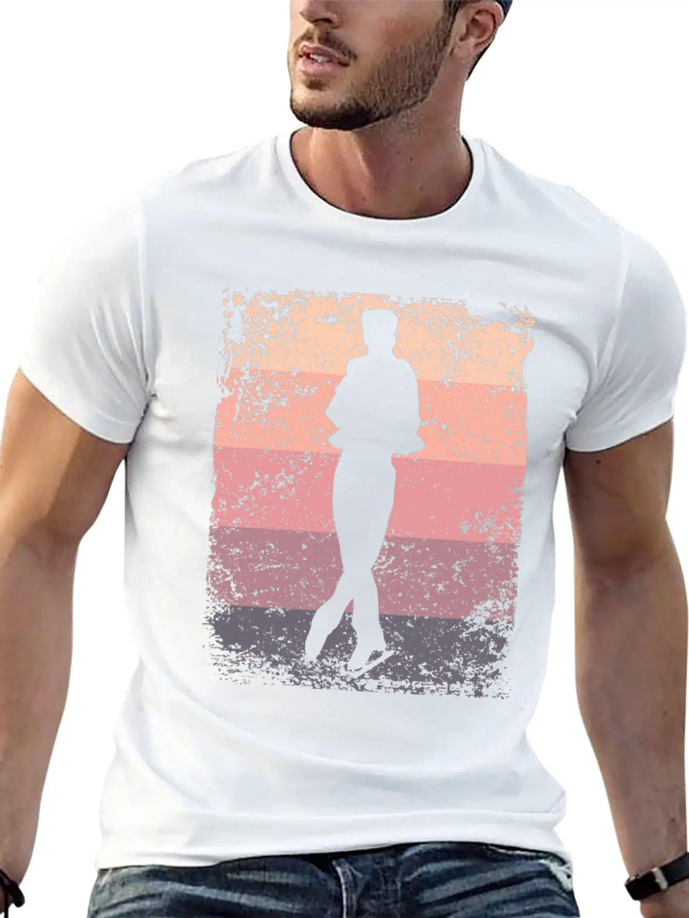 Ice Skater Figure Skating Ice Skating Breathable Soft Cotton T-Shirt – Timeless Casual Look