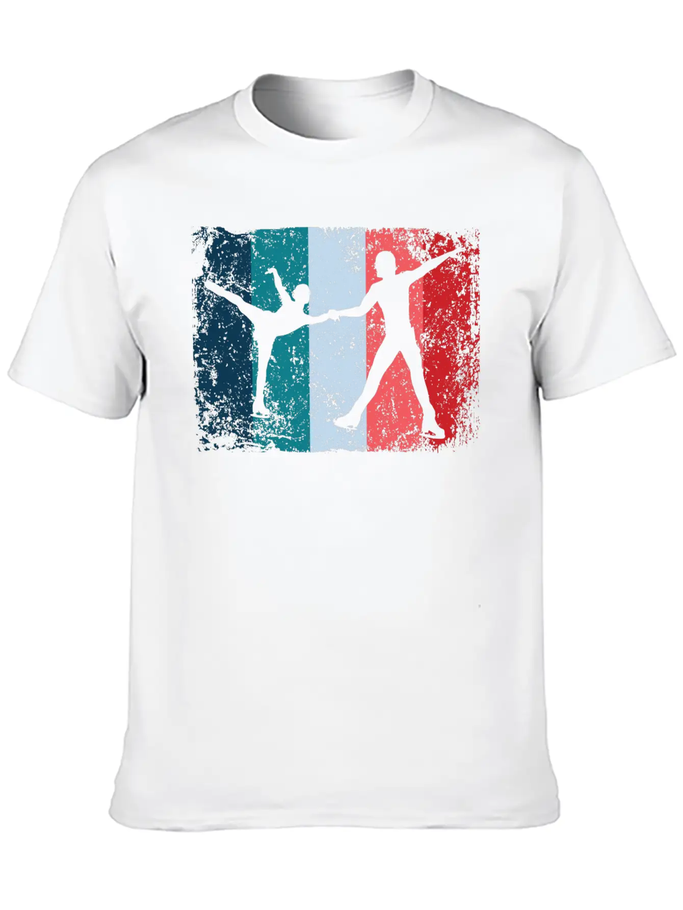 Ice Skater Figure Skating Ice Skating Relaxed Everyday Tee – Lightweight And Durable Cotton
