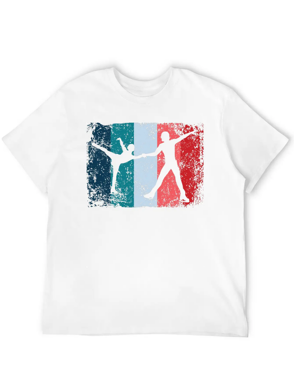 Ice Skater Figure Skating Ice Skating Relaxed Everyday Tee – Lightweight And Durable Cotton