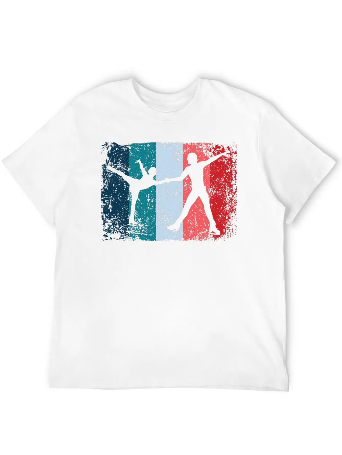 Ice Skater Figure Skating Ice Skating Relaxed Everyday Tee – Lightweight And Durable Cotton