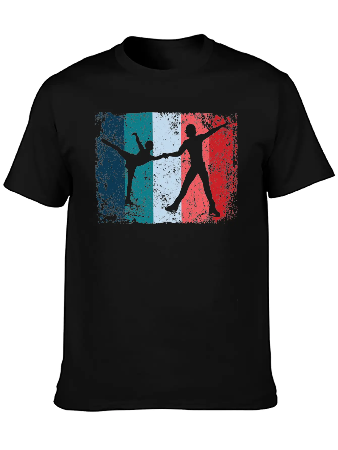 Ice Skater Figure Skating Ice Skating Relaxed Everyday Tee – Lightweight And Durable Cotton